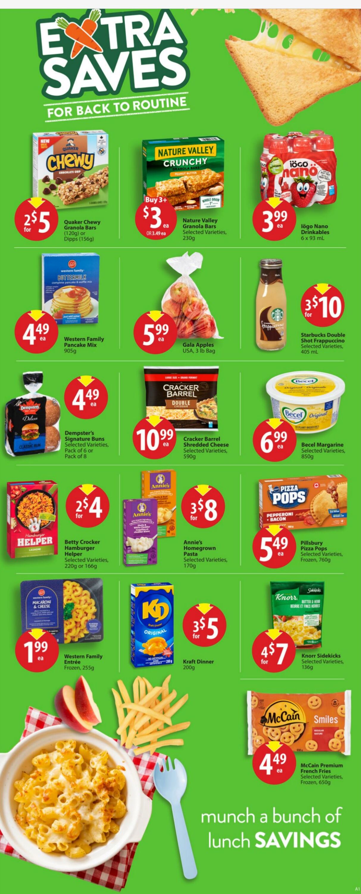 Circulaire Save-On-Foods 29.08.2024 - 04.09.2024