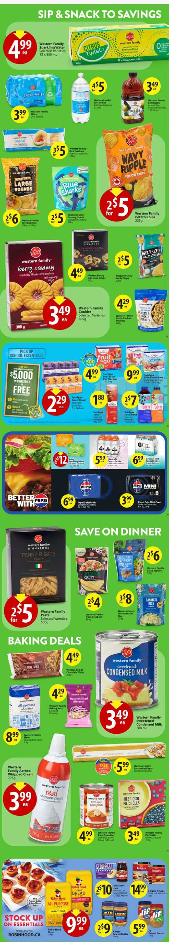 Circulaire Save-On-Foods 29.08.2024 - 04.09.2024