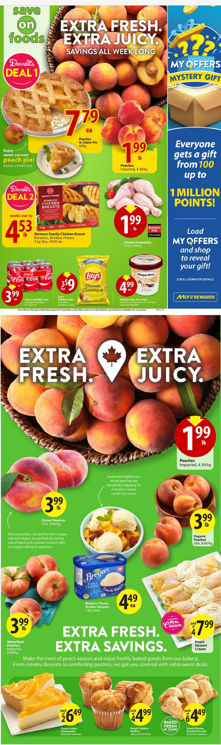 Circulaire Save-On-Foods 29.08.2024 - 04.09.2024