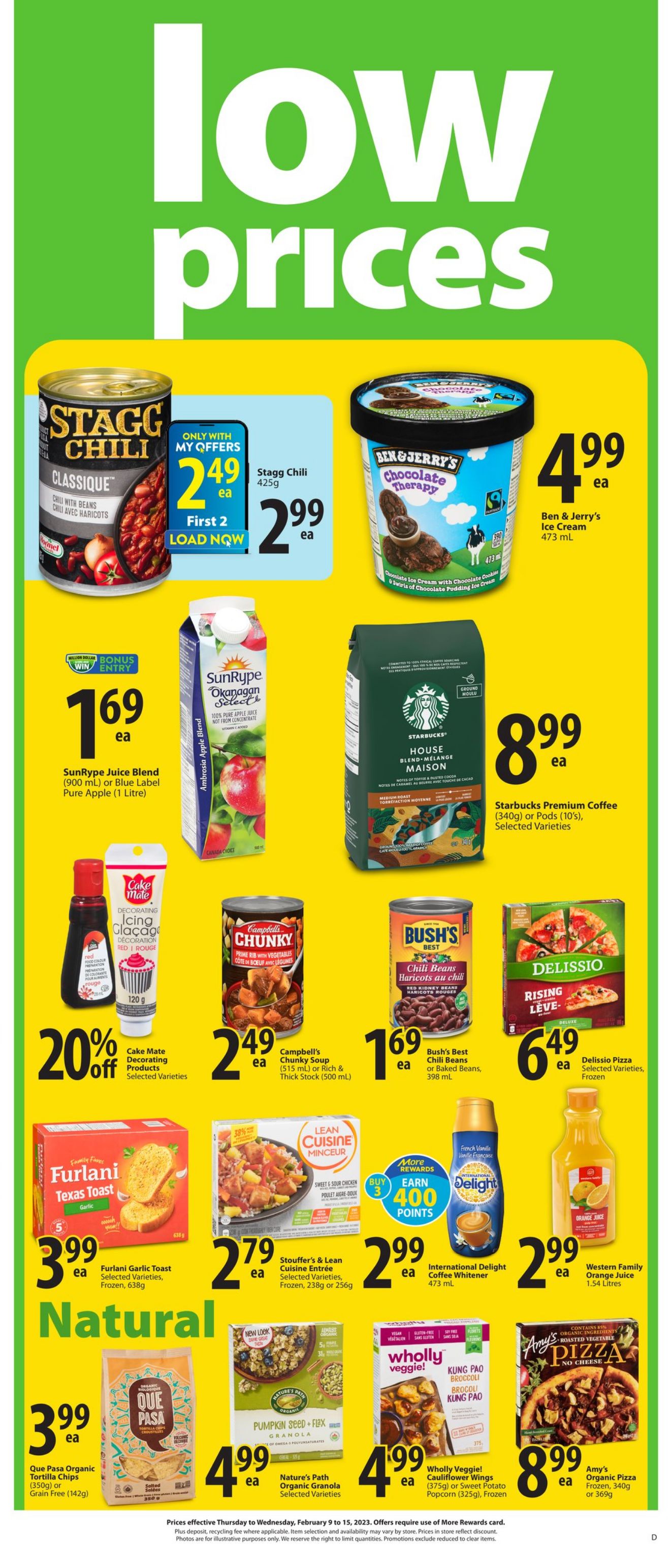 Circulaire Save-On-Foods 09.02.2023 - 15.02.2023