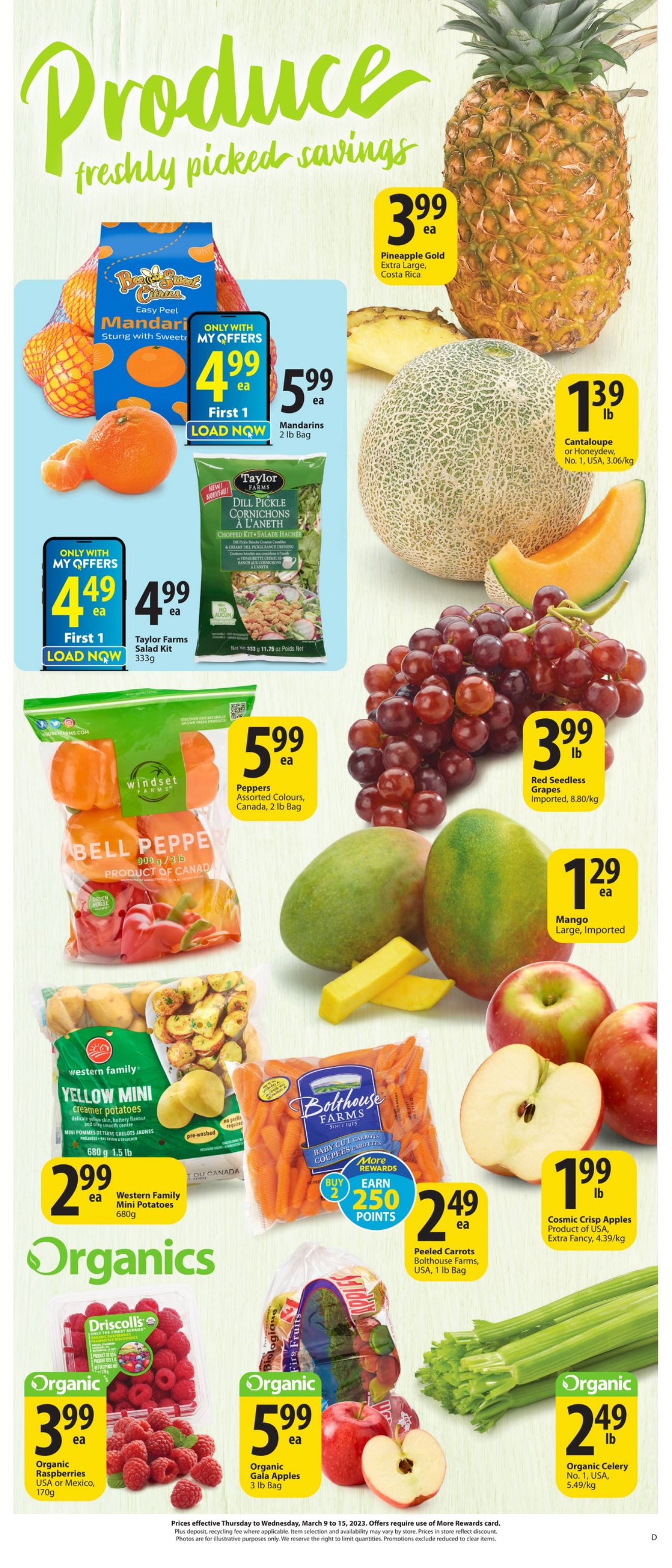 Circulaire Save-On-Foods 09.03.2023 - 15.03.2023
