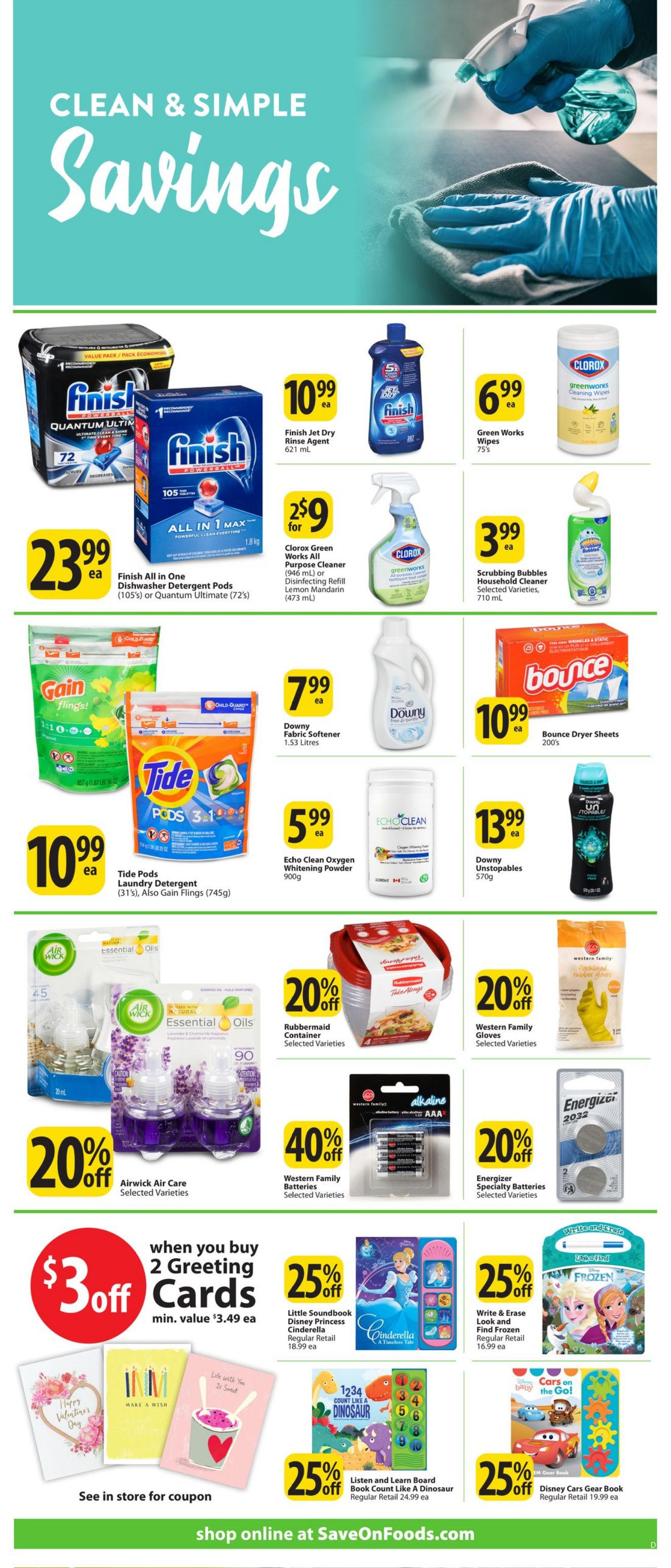 Circulaire Save-On-Foods 26.01.2023 - 01.02.2023