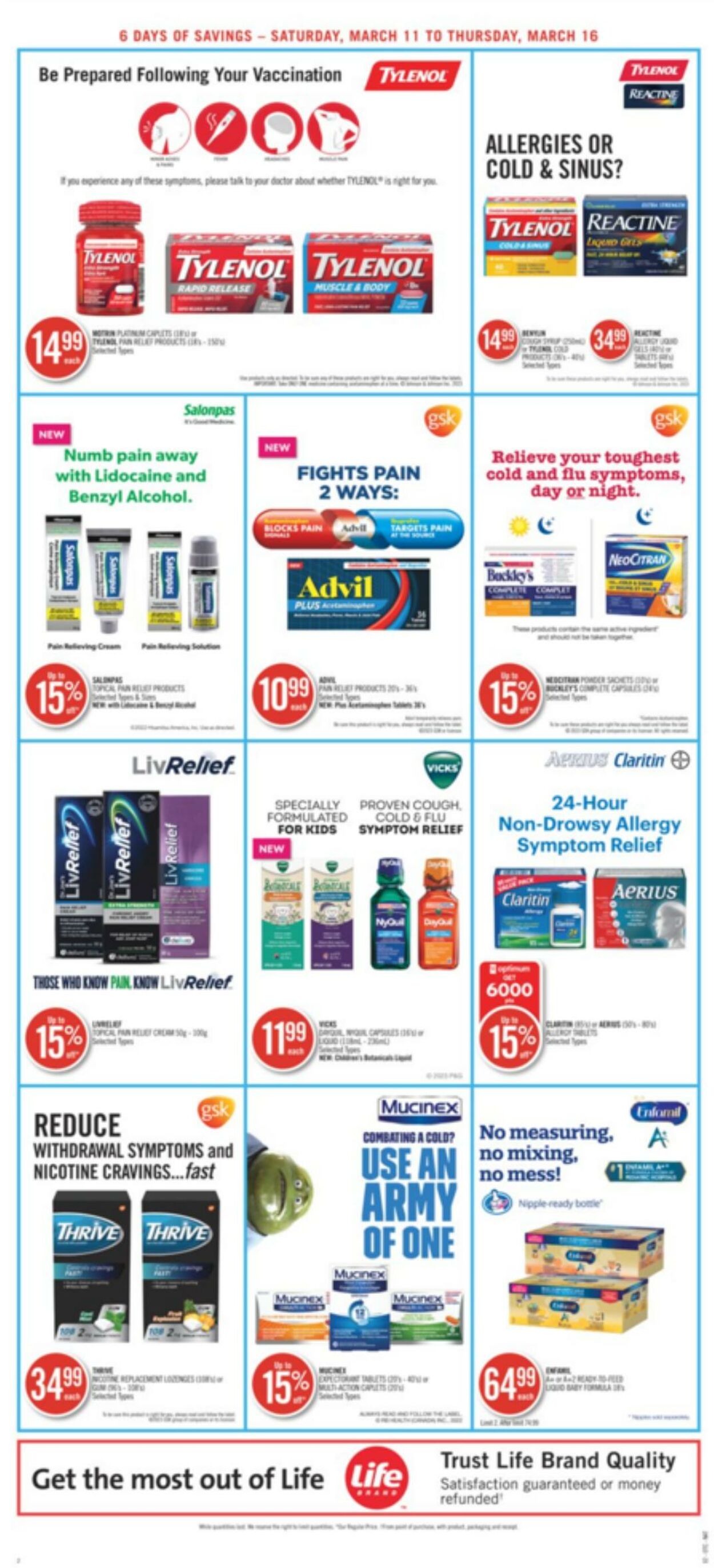 Circulaire Shoppers Drug Mart 11.03.2023 - 16.03.2023