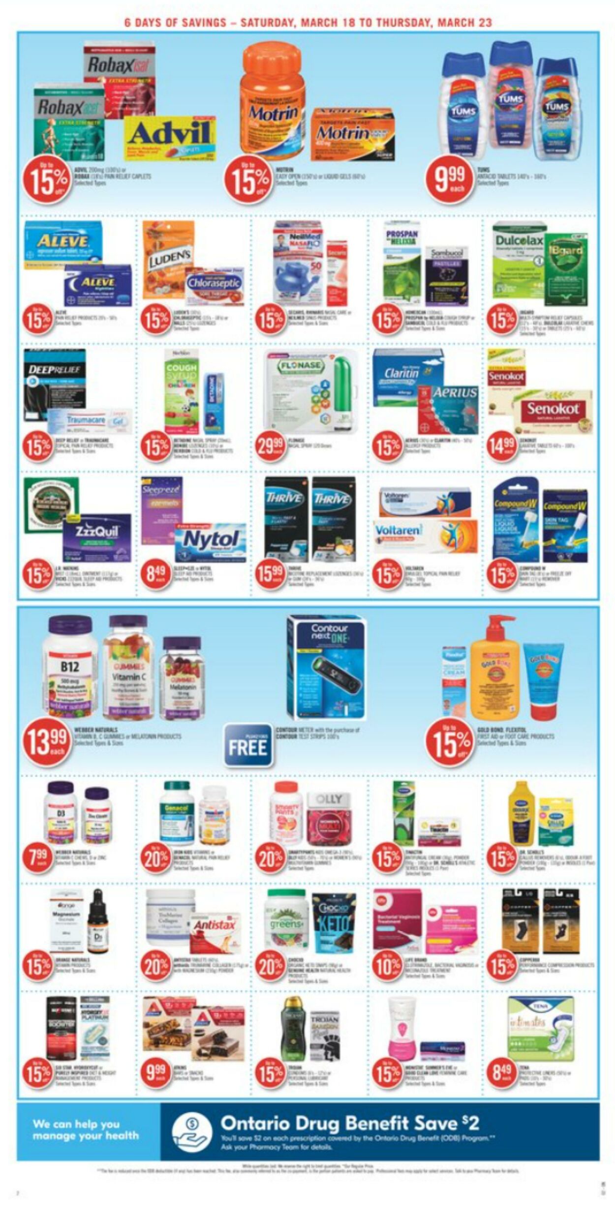 Circulaire Shoppers Drug Mart 18.03.2023 - 23.03.2023