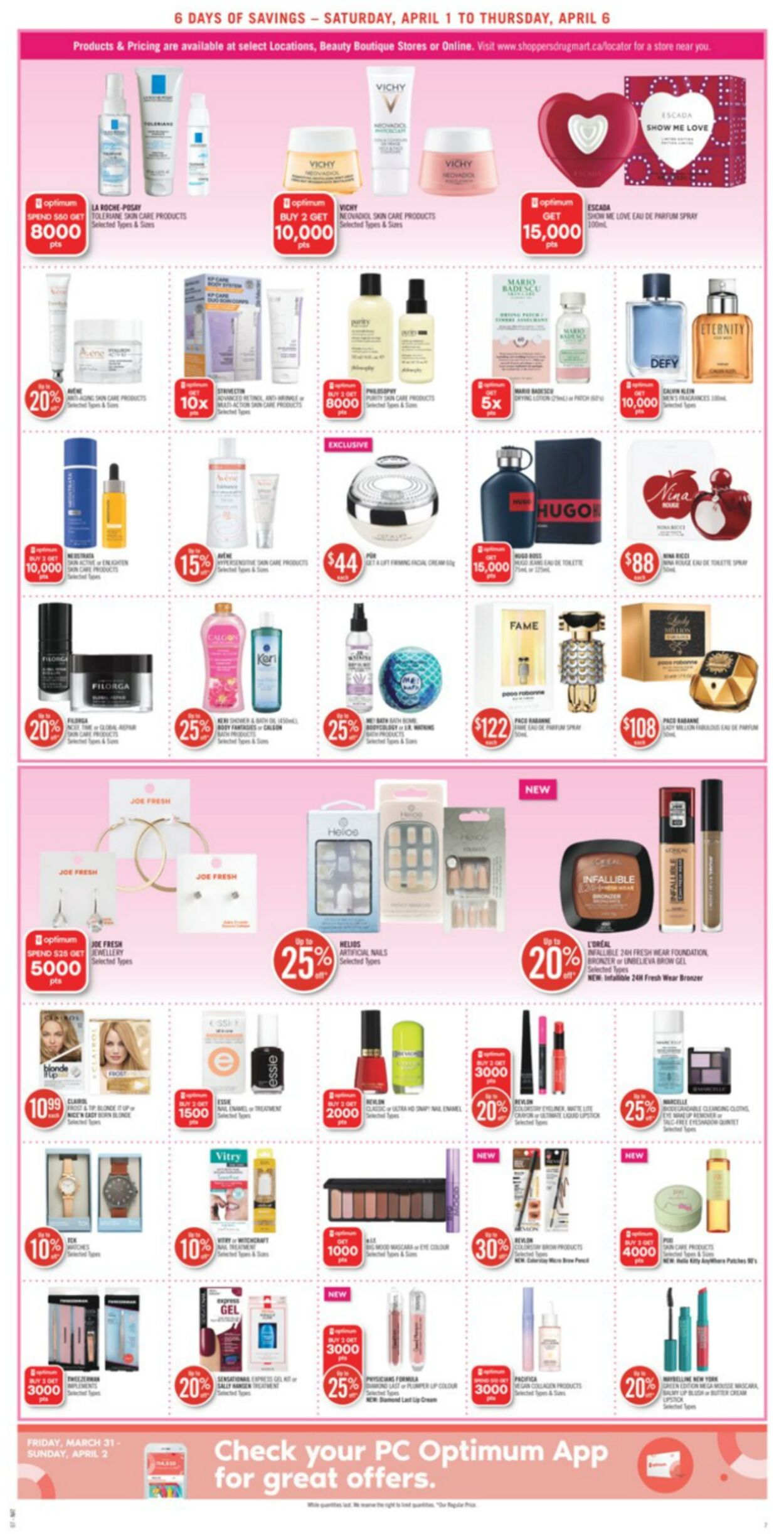 Circulaire Shoppers Drug Mart 01.04.2023 - 06.04.2023