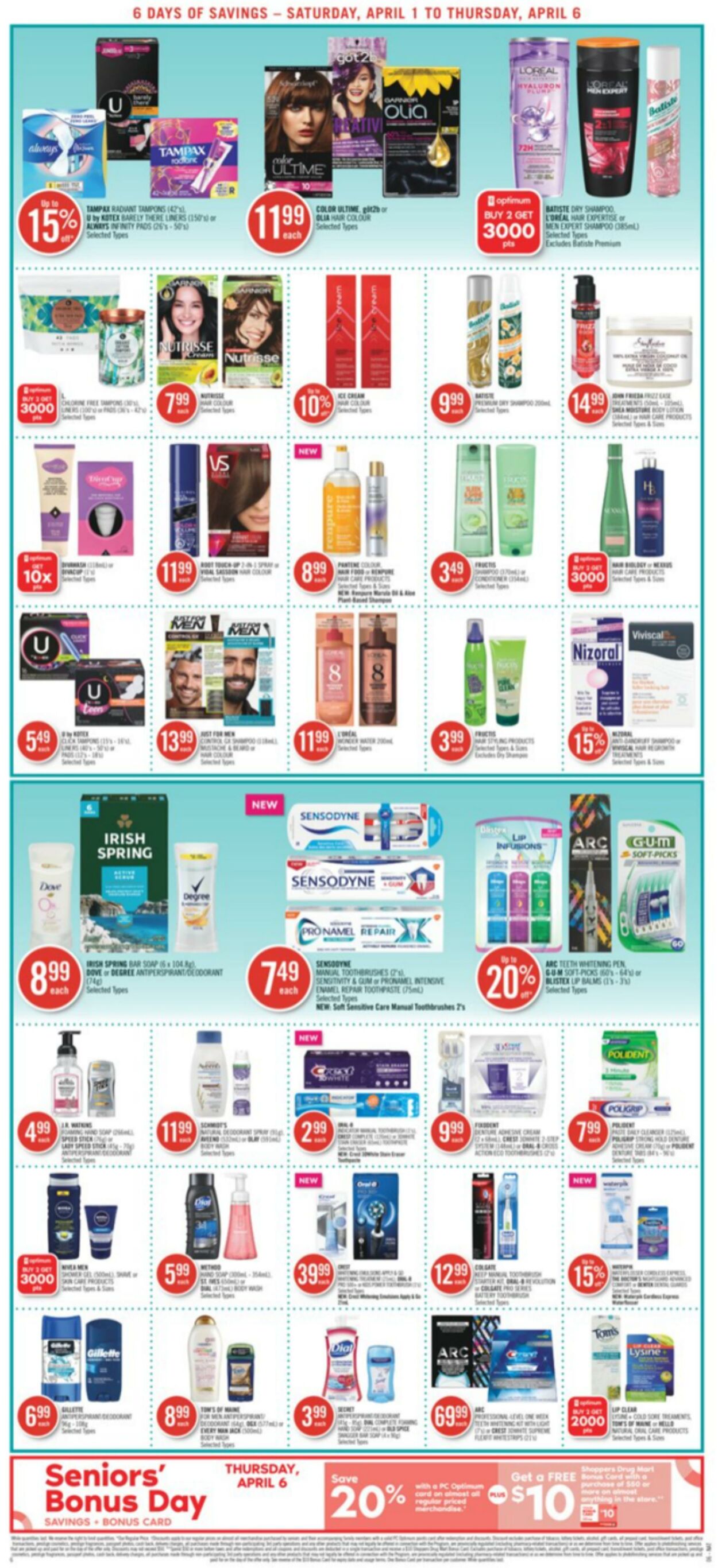 Circulaire Shoppers Drug Mart 01.04.2023 - 06.04.2023