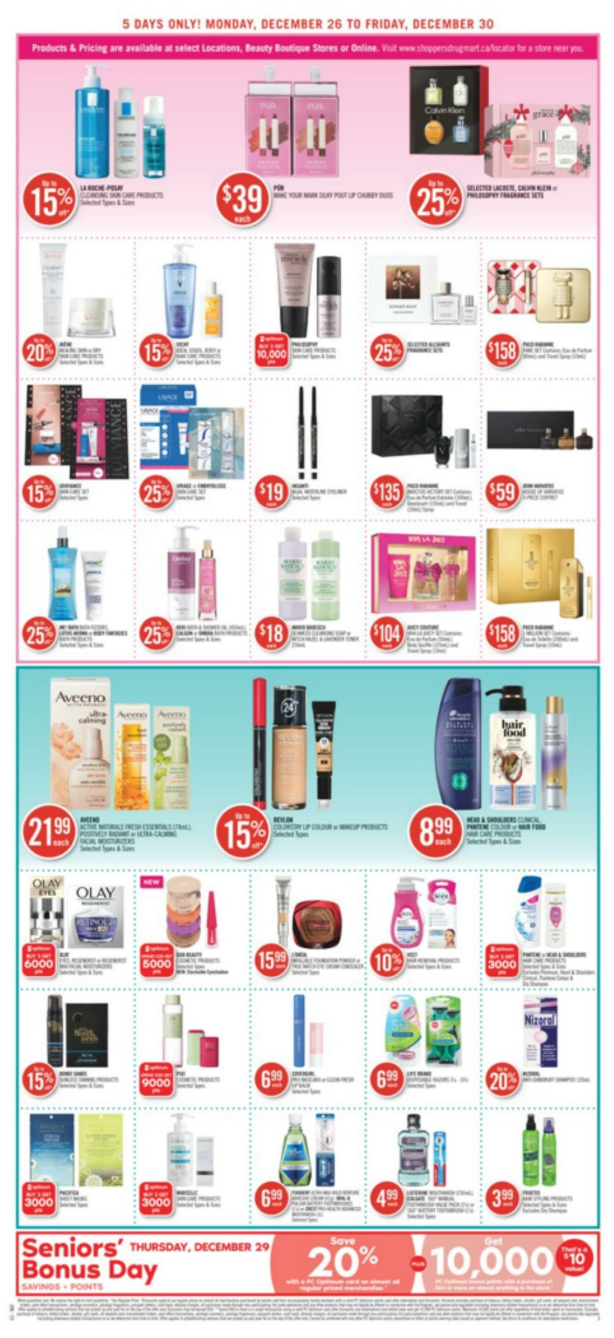 Circulaire Shoppers Drug Mart 26.12.2022 - 30.12.2022