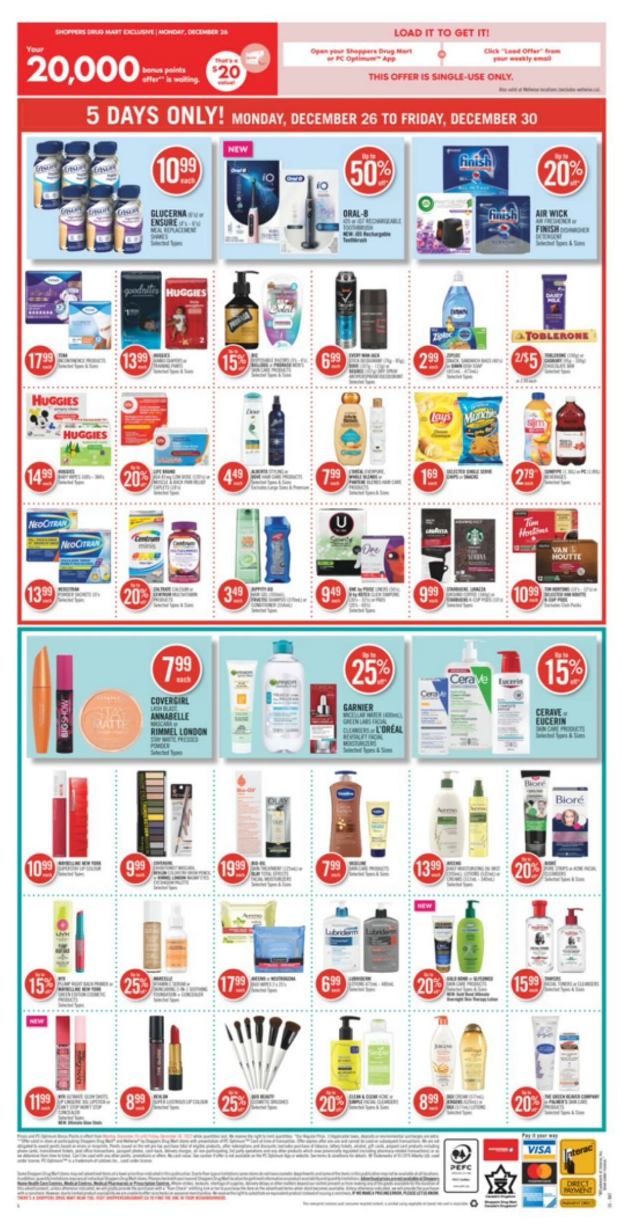 Circulaire Shoppers Drug Mart 26.12.2022 - 30.12.2022