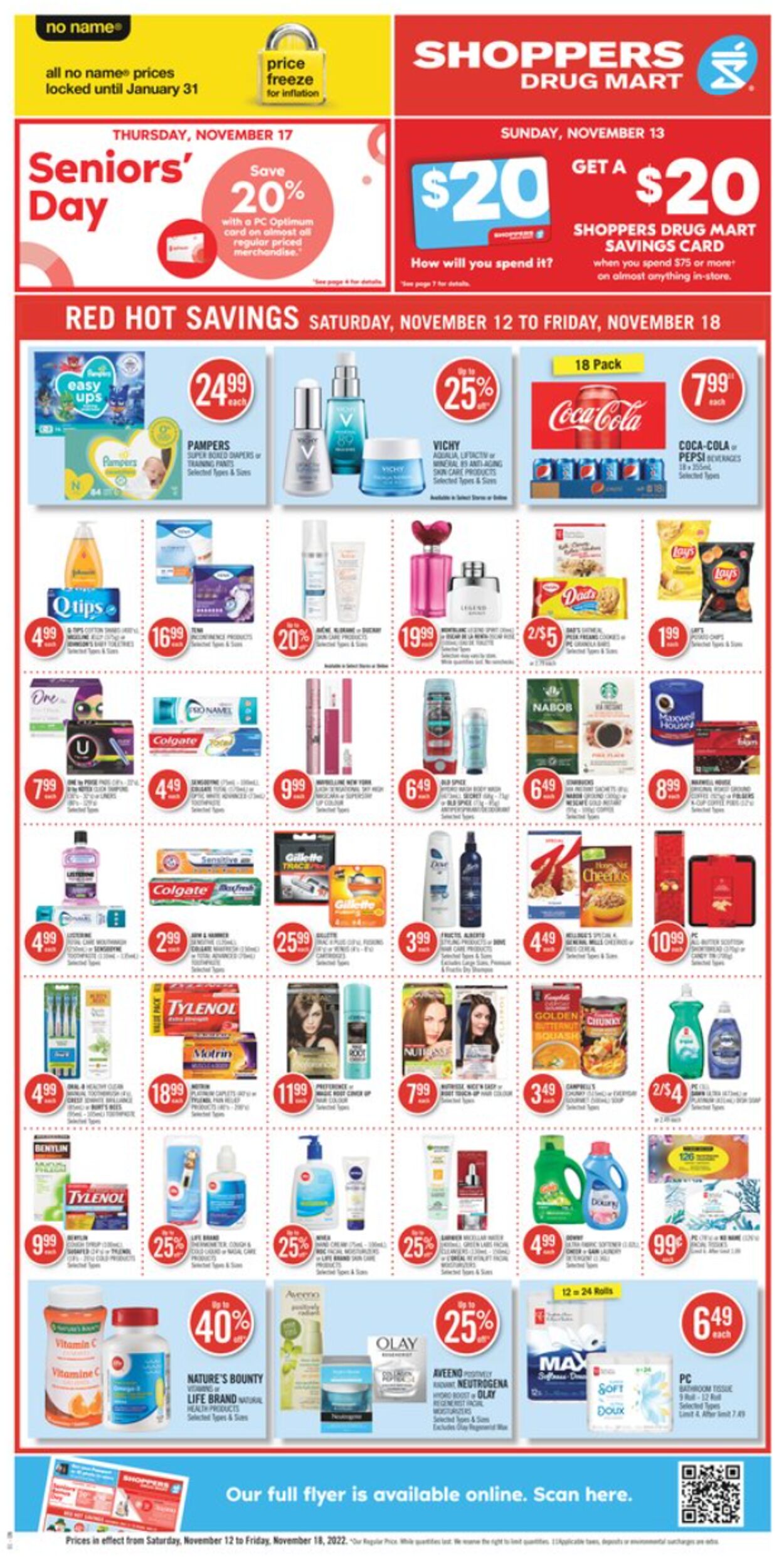 Circulaire Shoppers Drug Mart 12.11.2022 - 18.11.2022