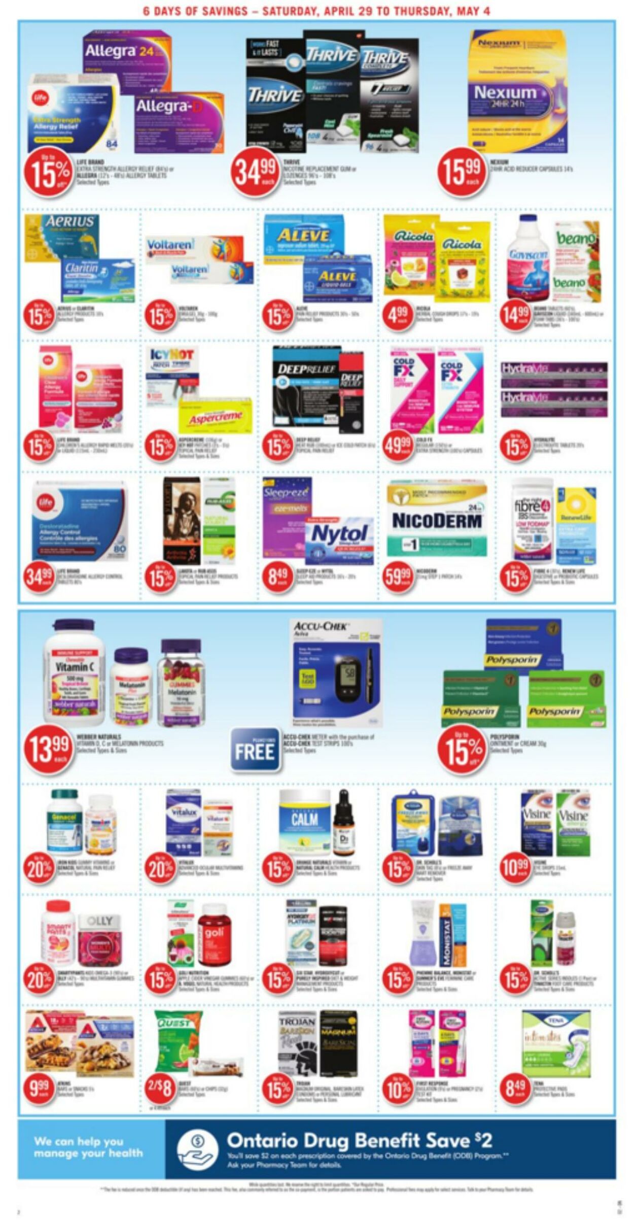 Circulaire Shoppers Drug Mart 29.04.2023 - 04.05.2023