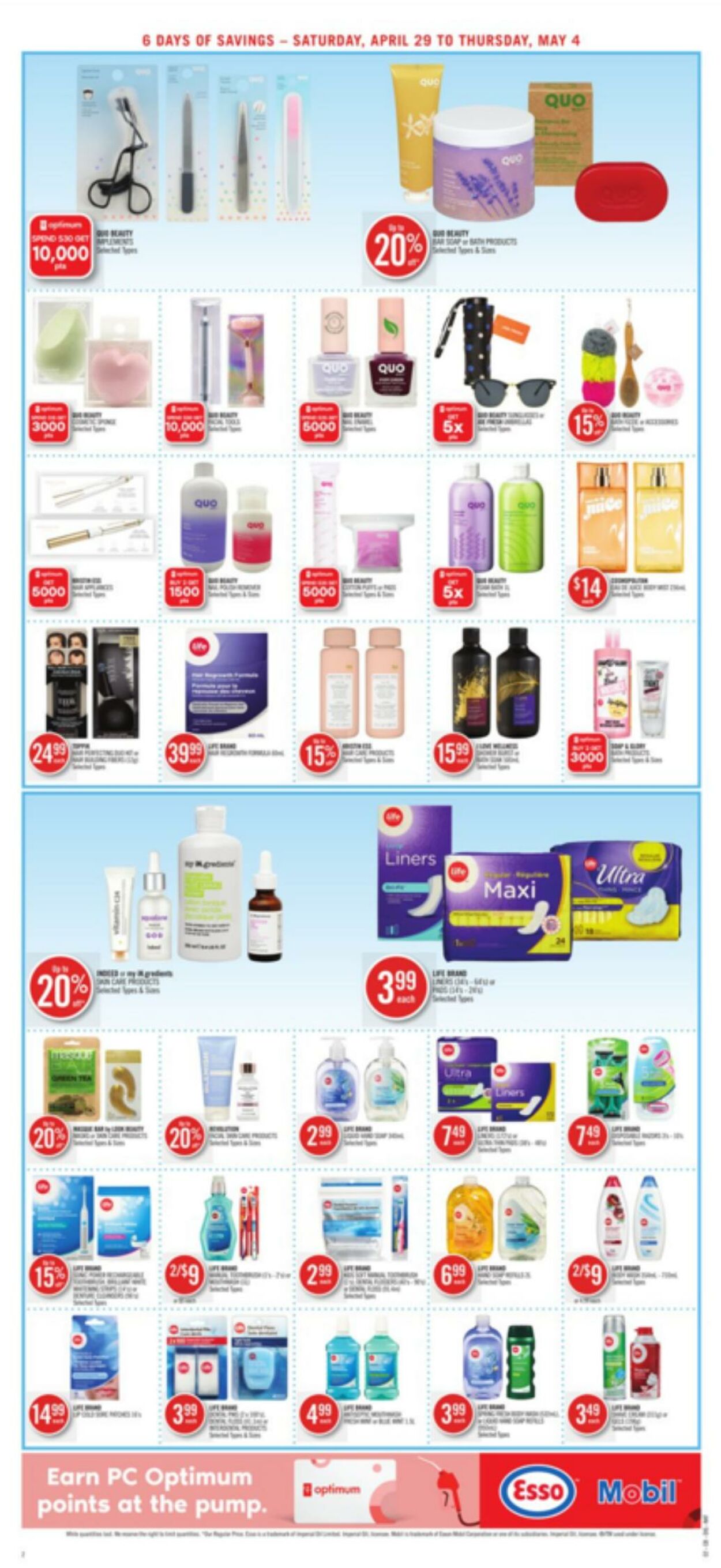 Circulaire Shoppers Drug Mart 29.04.2023 - 04.05.2023