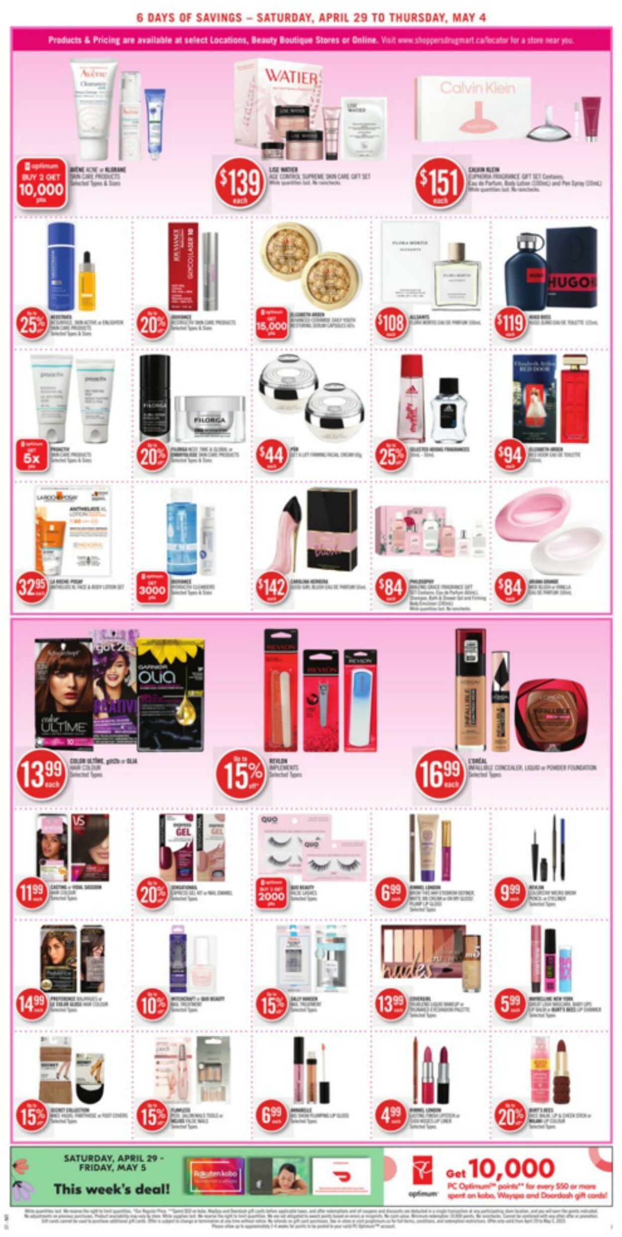 Circulaire Shoppers Drug Mart 29.04.2023 - 04.05.2023