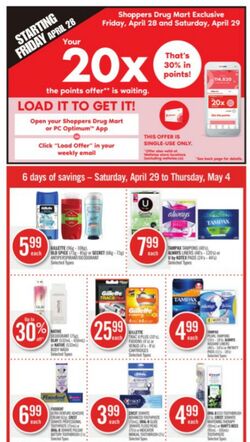 Circulaire Shoppers Drug Mart 27.05.2023 - 01.06.2023