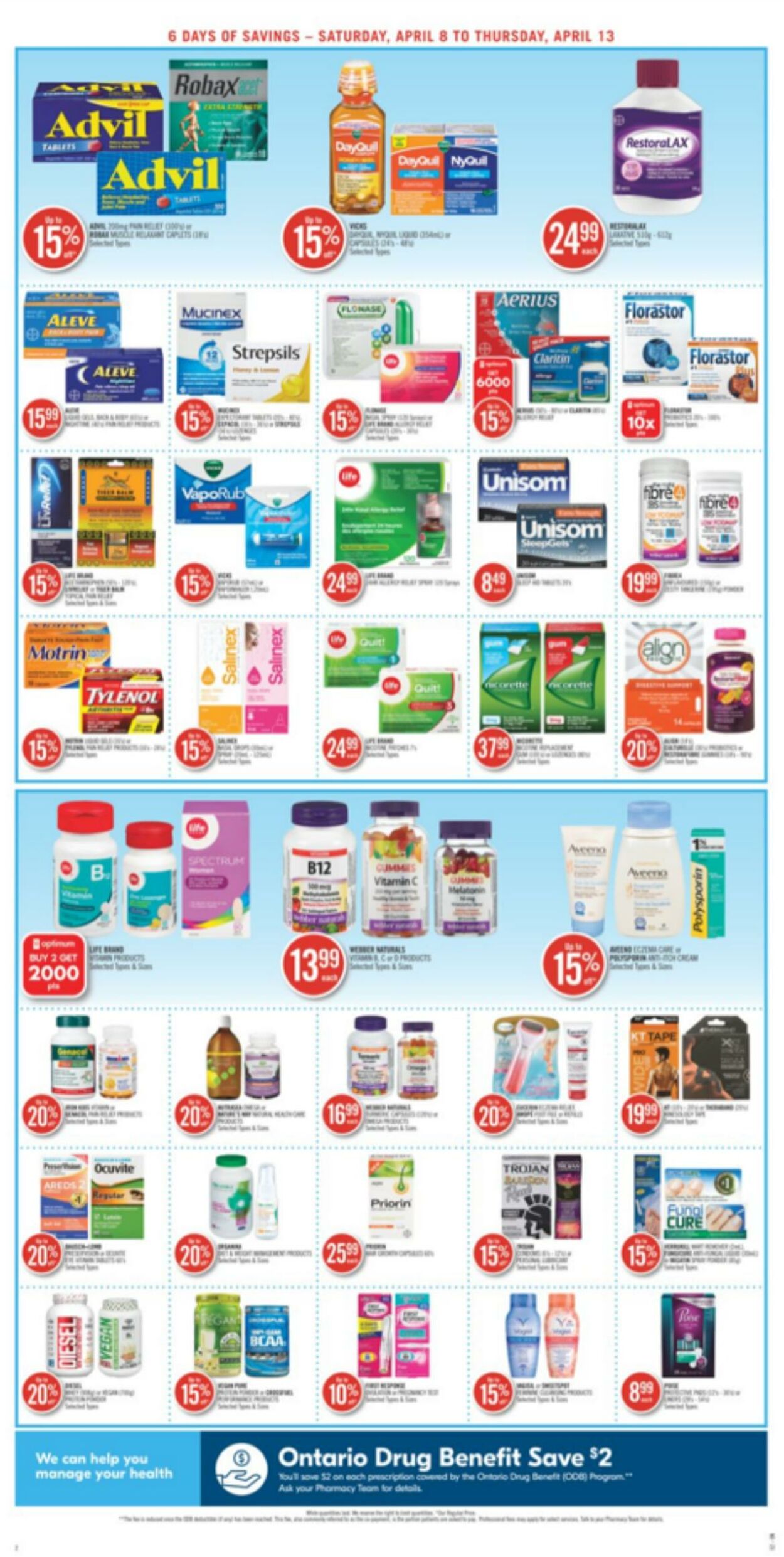 Circulaire Shoppers Drug Mart 08.04.2023 - 13.04.2023