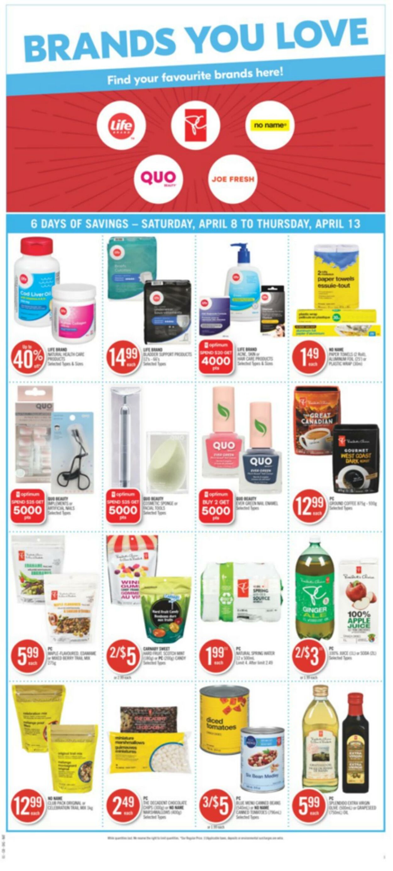 Circulaire Shoppers Drug Mart 08.04.2023 - 13.04.2023