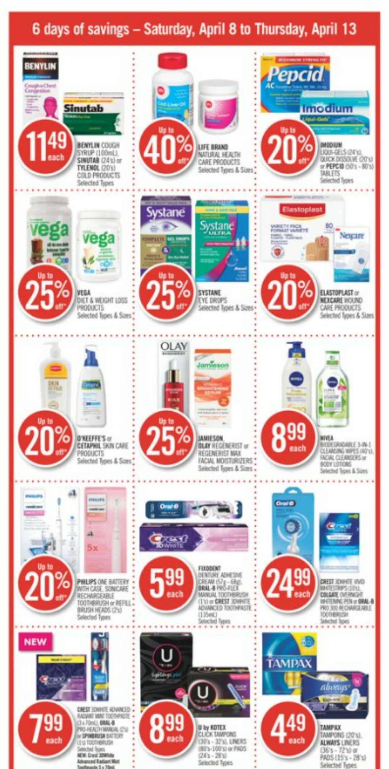 Circulaire Shoppers Drug Mart 08.04.2023 - 13.04.2023
