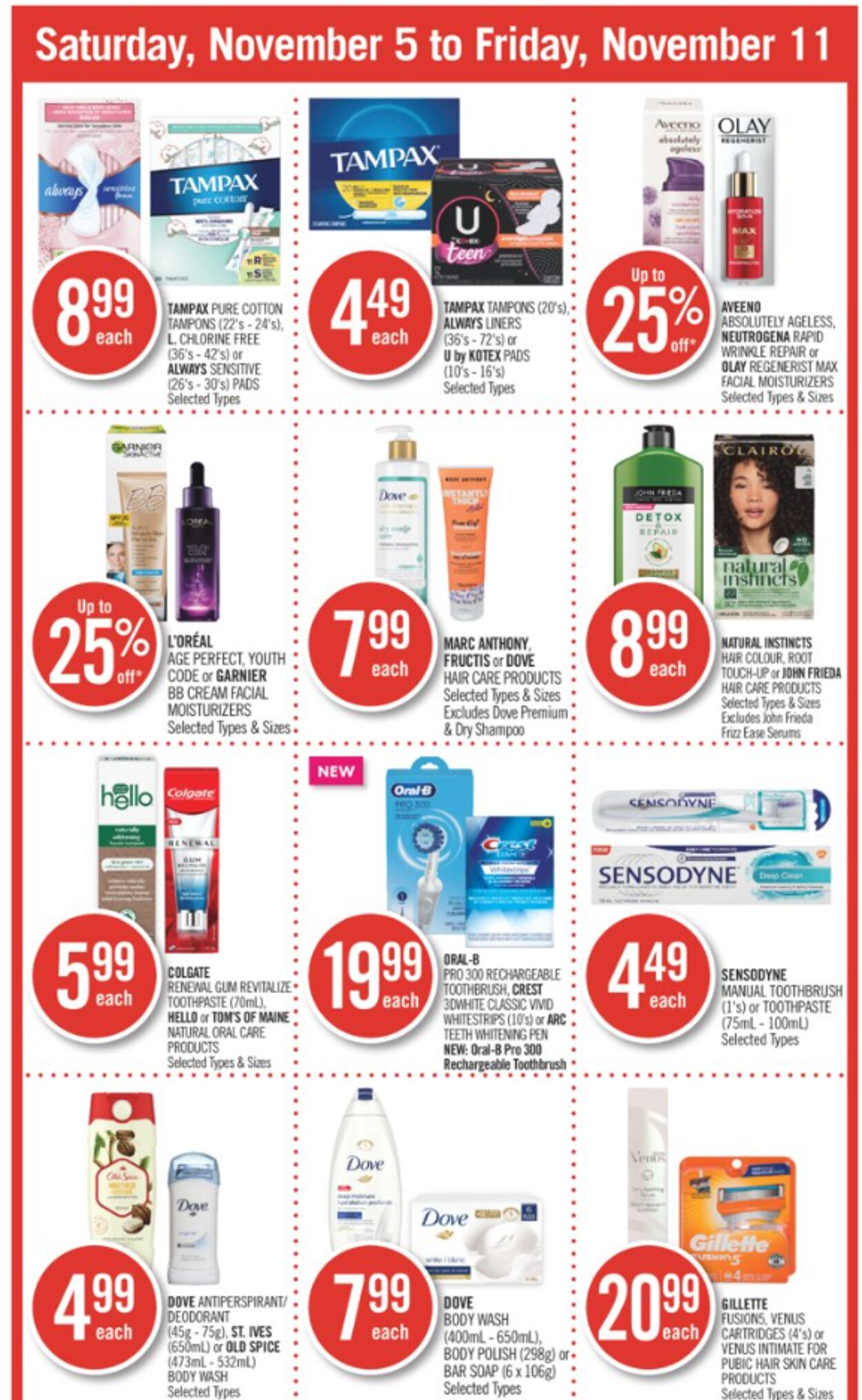 Circulaire Shoppers Drug Mart 05.11.2022 - 11.11.2022