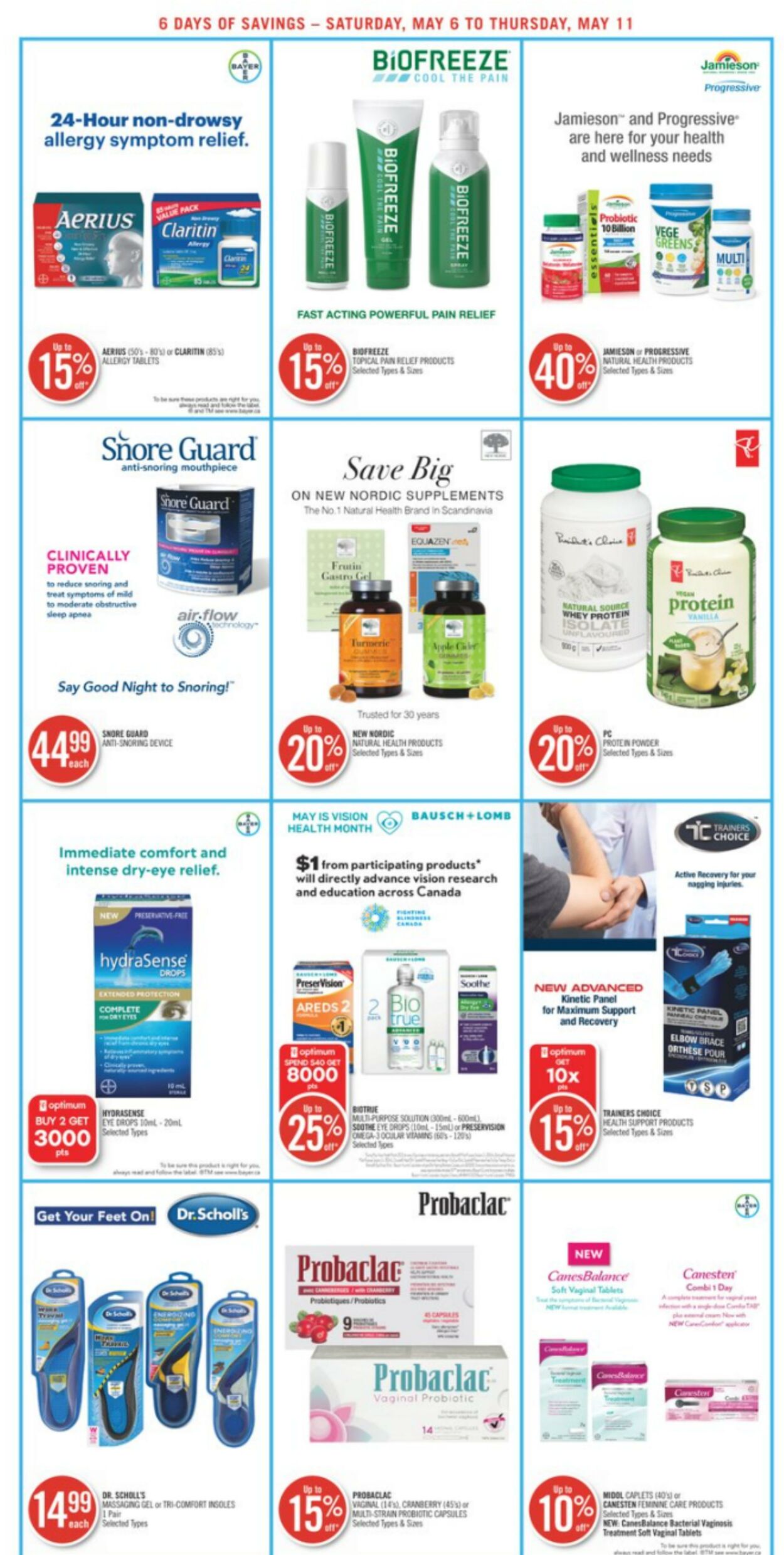 Circulaire Shoppers Drug Mart 06.05.2023 - 11.05.2023