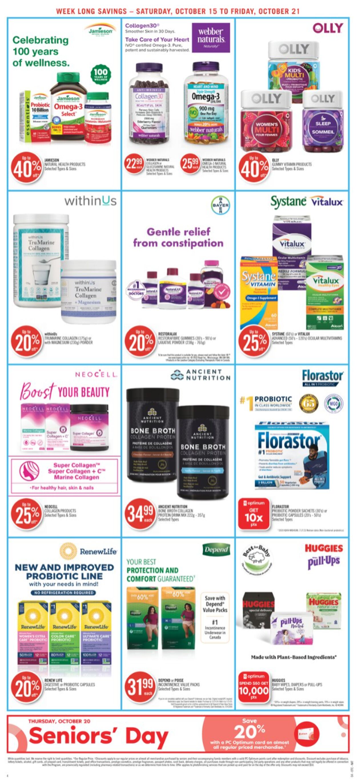 Circulaire Shoppers Drug Mart 15.10.2022 - 21.10.2022