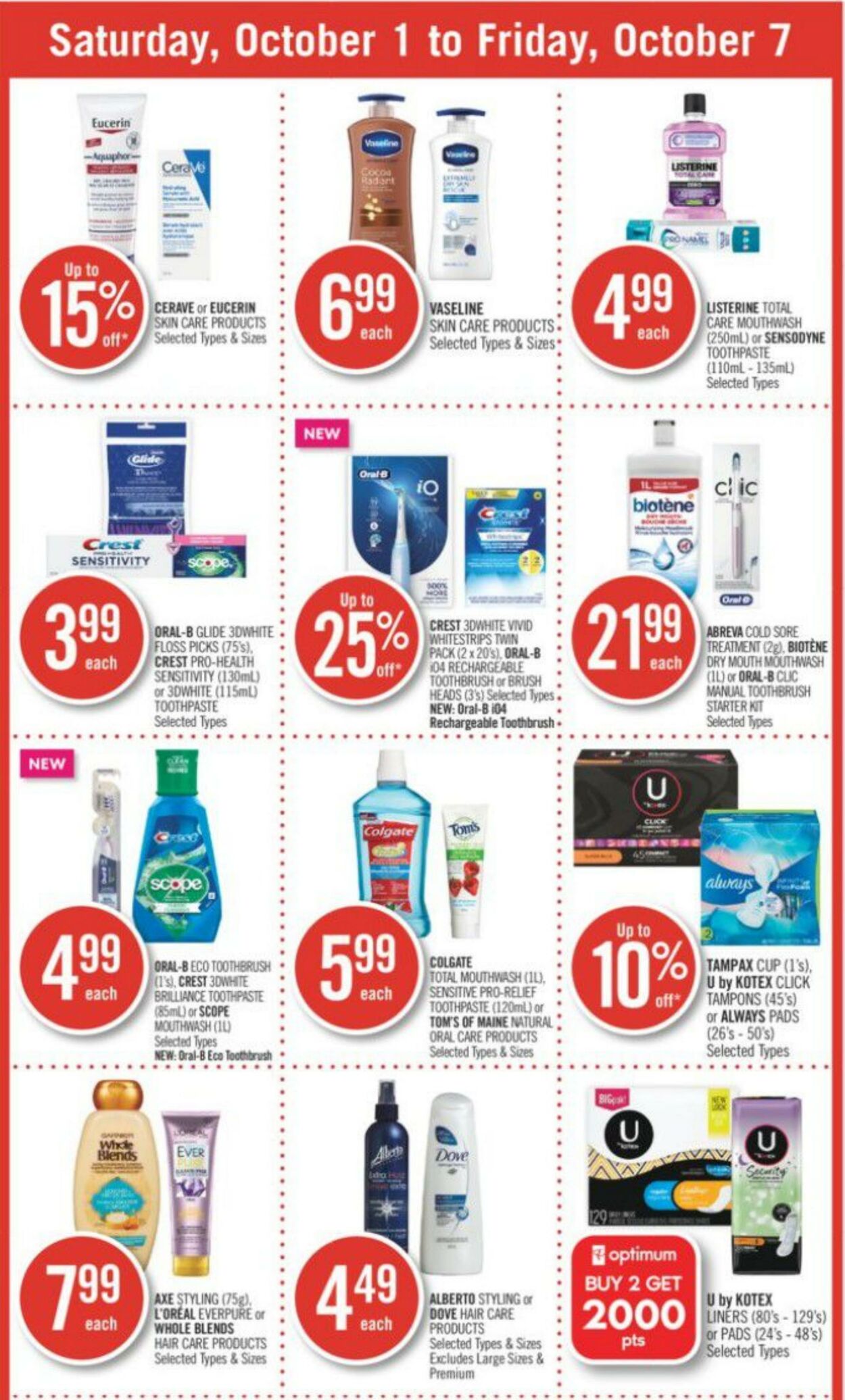 Circulaire Shoppers Drug Mart 01.10.2022 - 07.10.2022