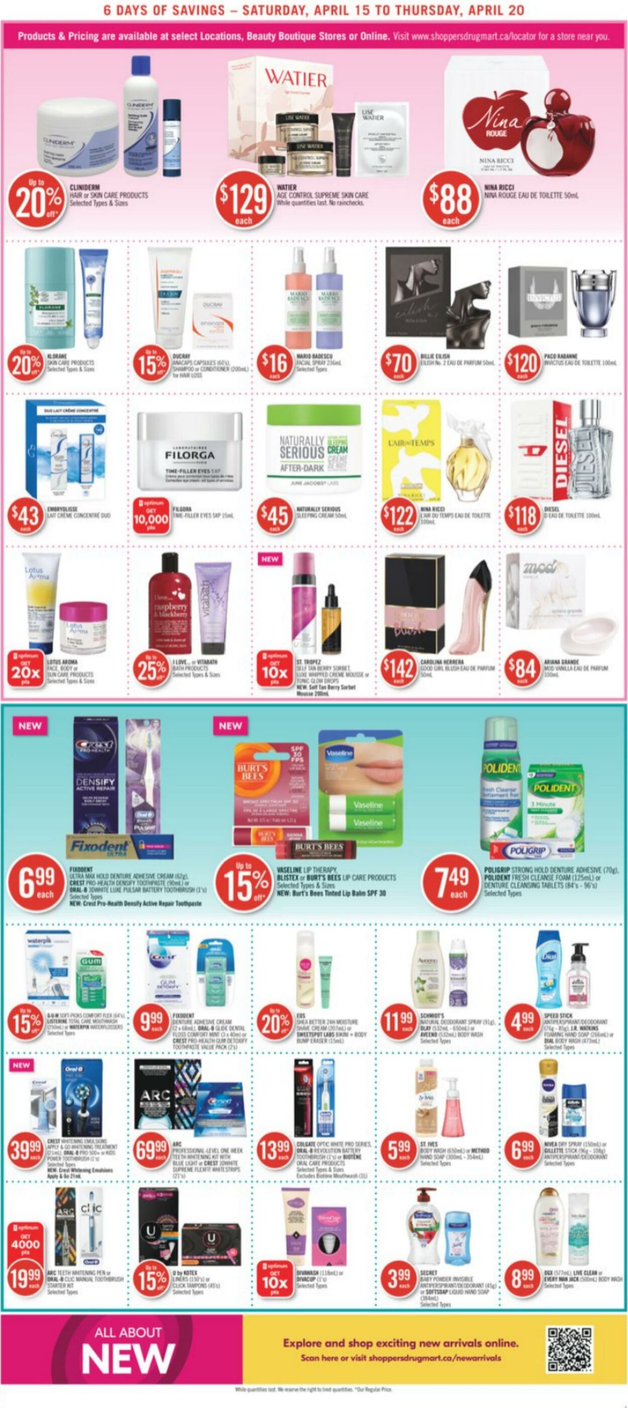 Circulaire Shoppers Drug Mart 15.04.2023 - 20.04.2023