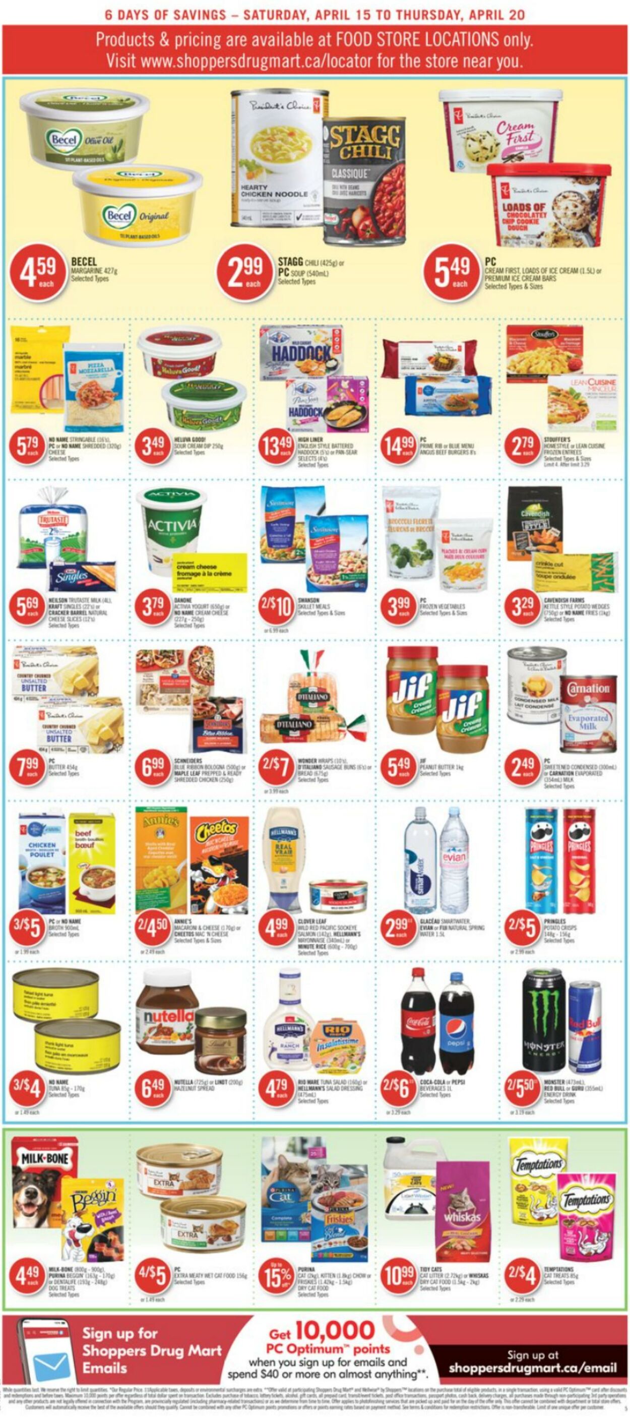 Circulaire Shoppers Drug Mart 15.04.2023 - 20.04.2023