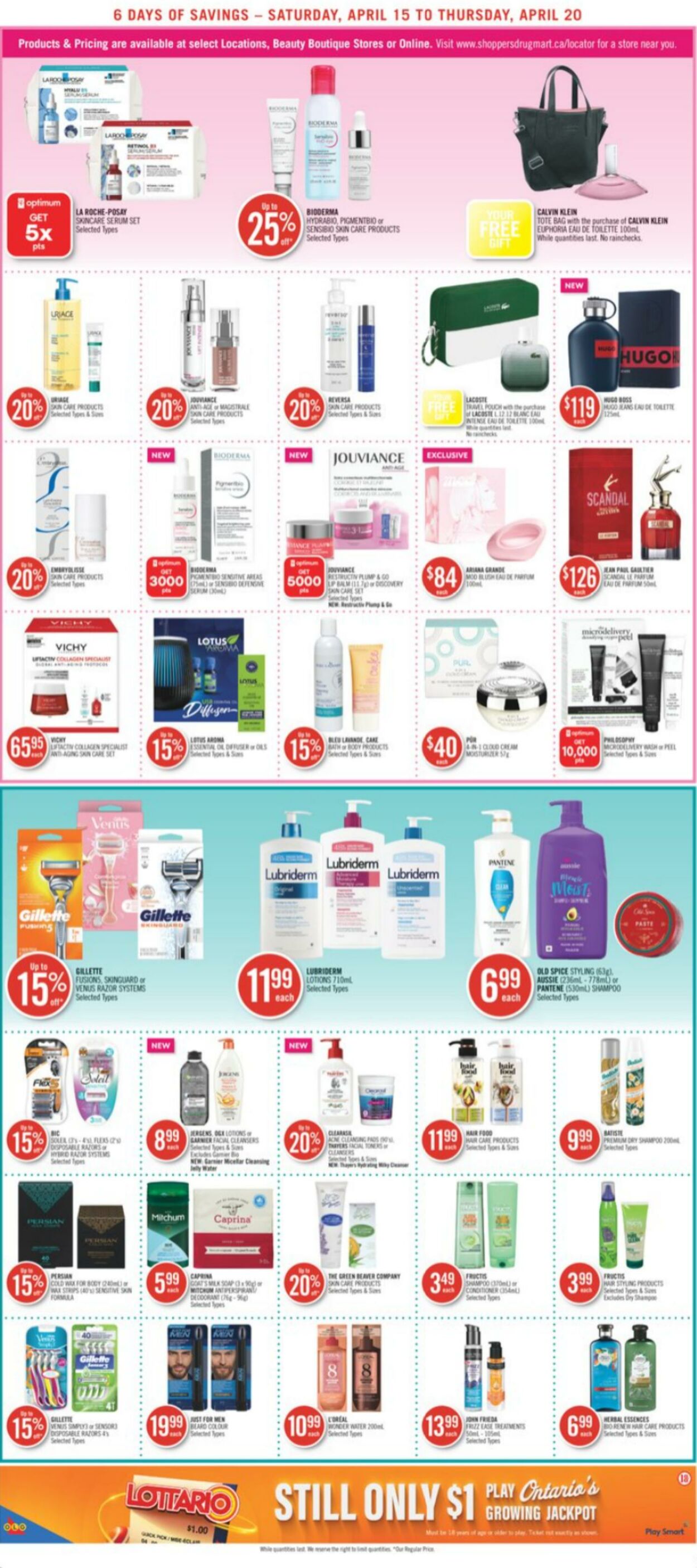 Circulaire Shoppers Drug Mart 15.04.2023 - 20.04.2023