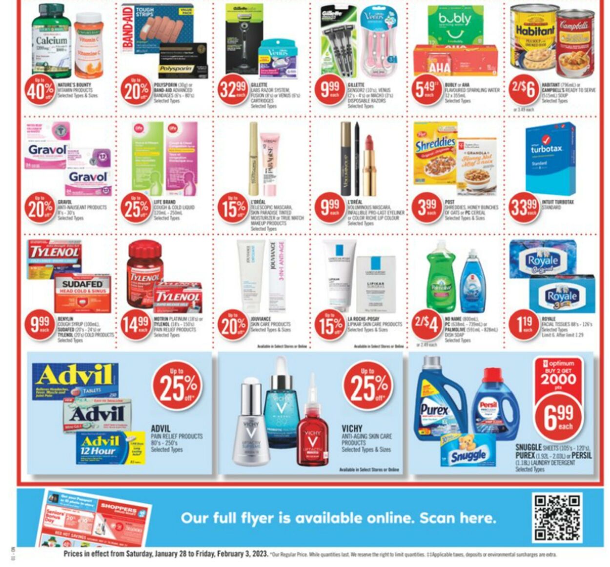 Circulaire Shoppers Drug Mart 28.01.2023 - 03.02.2023