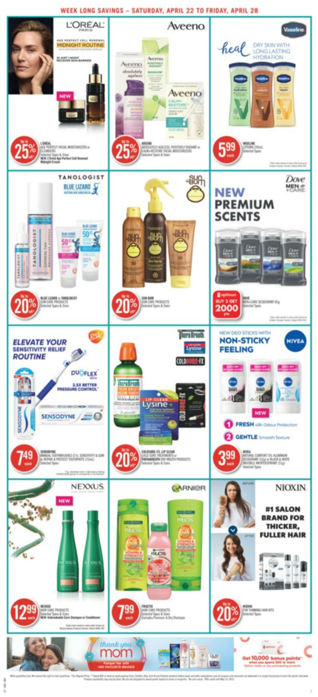 Circulaire Shoppers Drug Mart 22.04.2023 - 28.04.2023