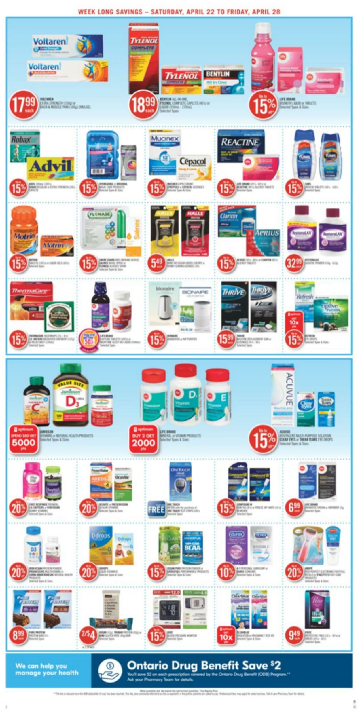 Circulaire Shoppers Drug Mart 22.04.2023 - 28.04.2023