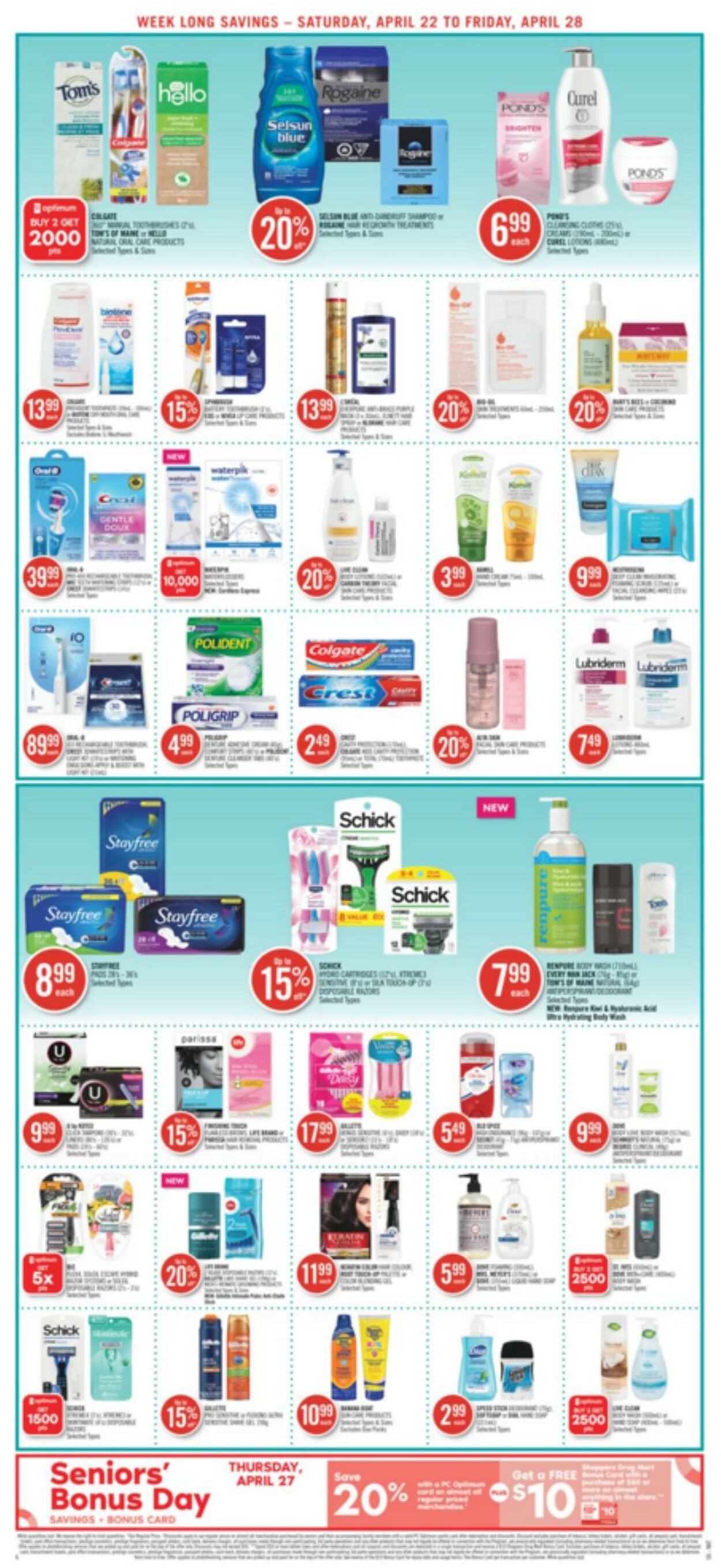 Circulaire Shoppers Drug Mart 22.04.2023 - 28.04.2023