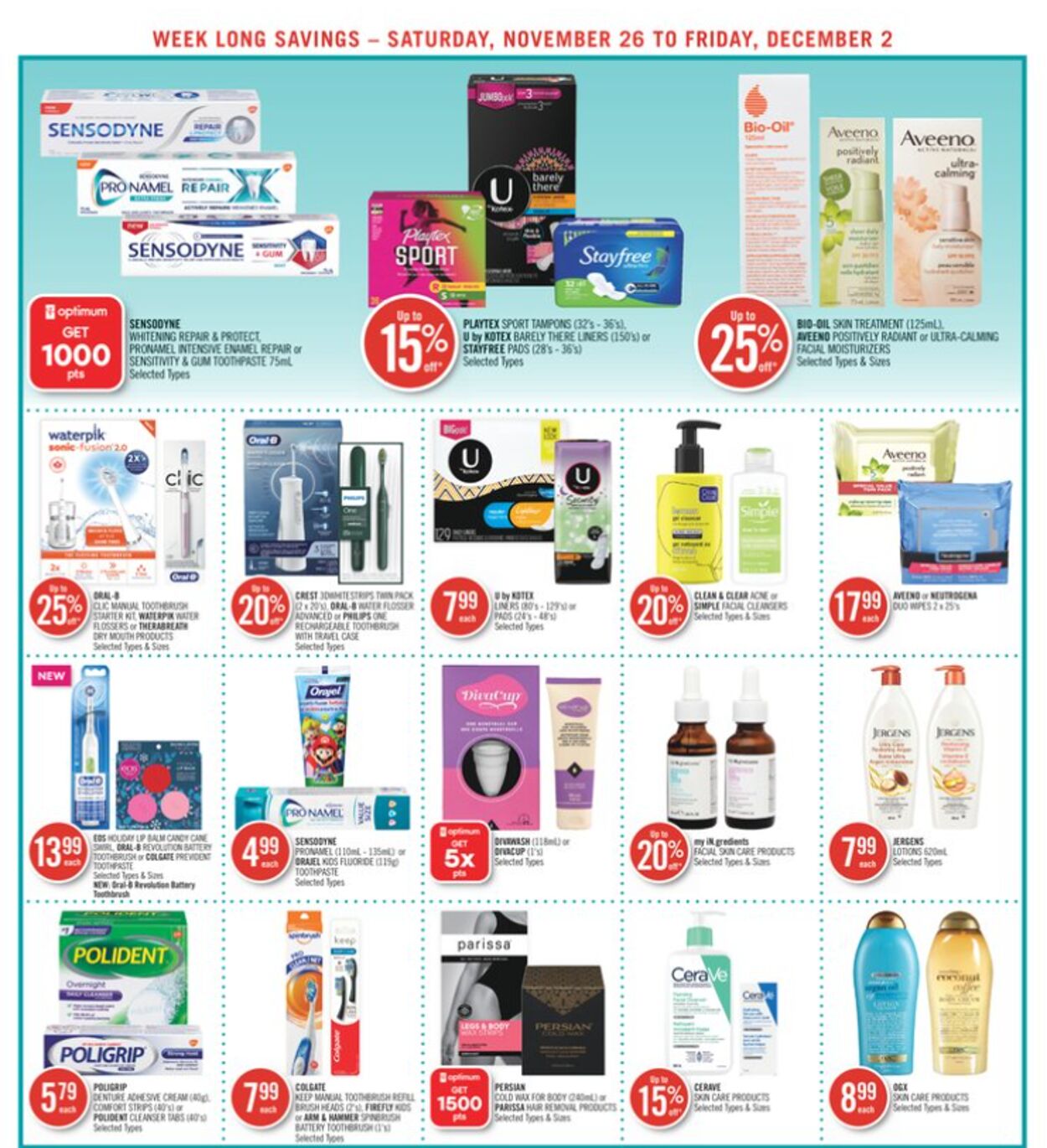 Circulaire Shoppers Drug Mart 26.11.2022 - 02.12.2022