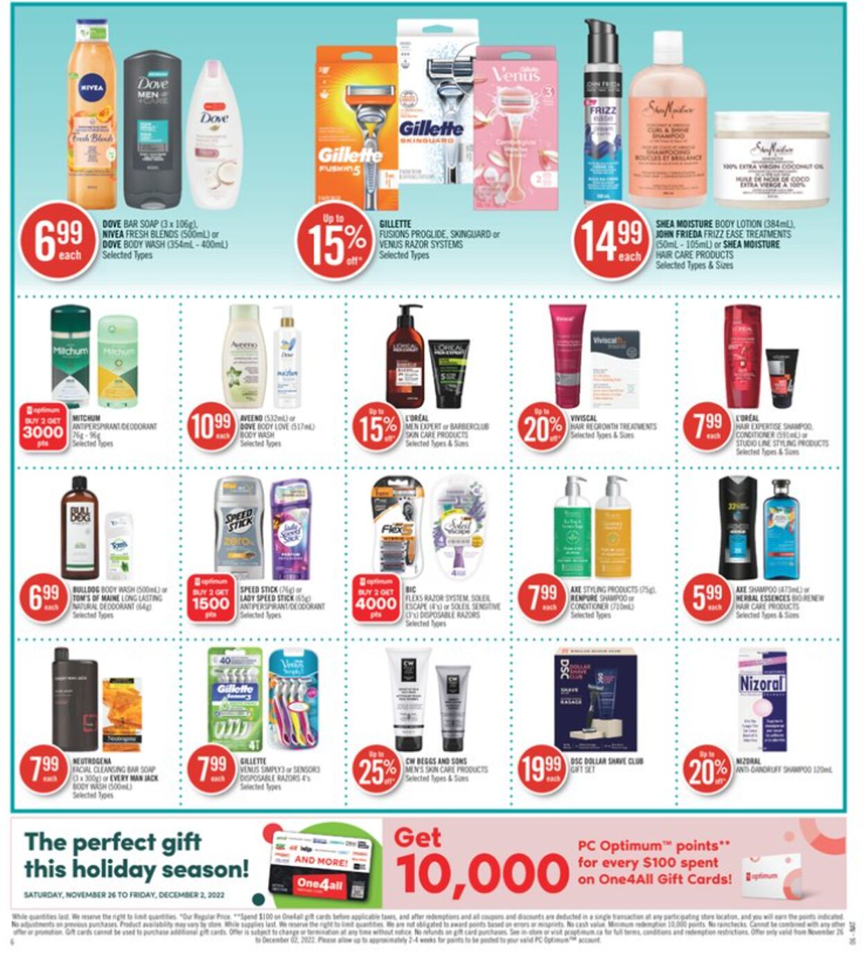 Circulaire Shoppers Drug Mart 26.11.2022 - 02.12.2022