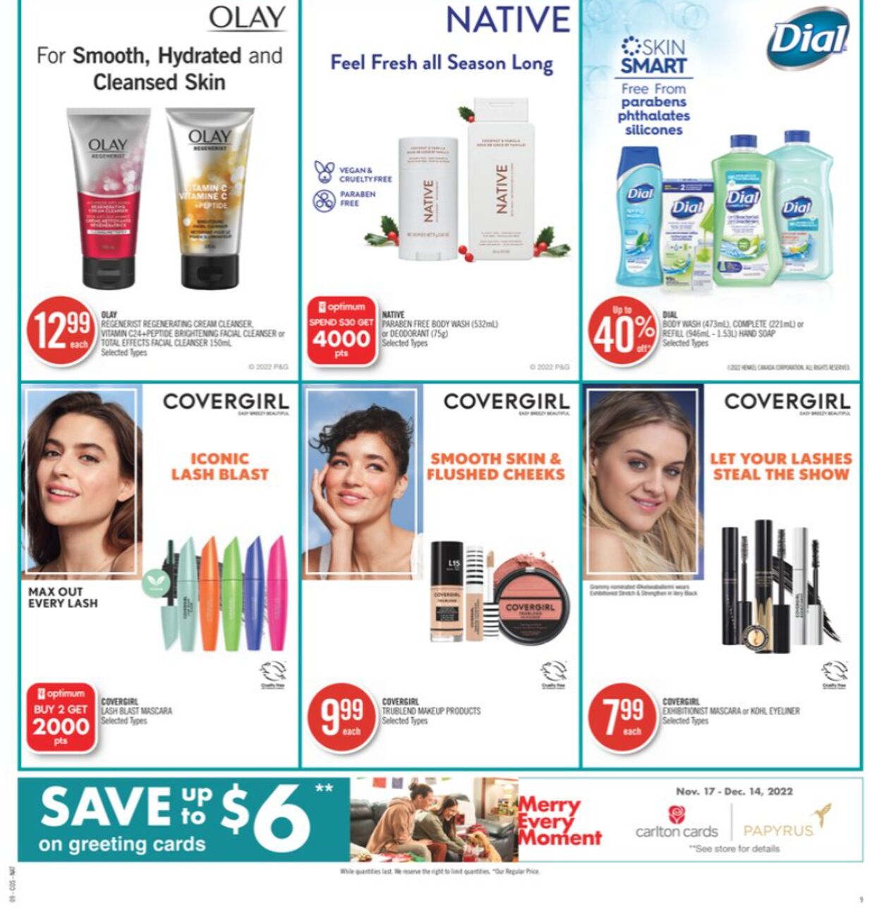 Circulaire Shoppers Drug Mart 26.11.2022 - 02.12.2022