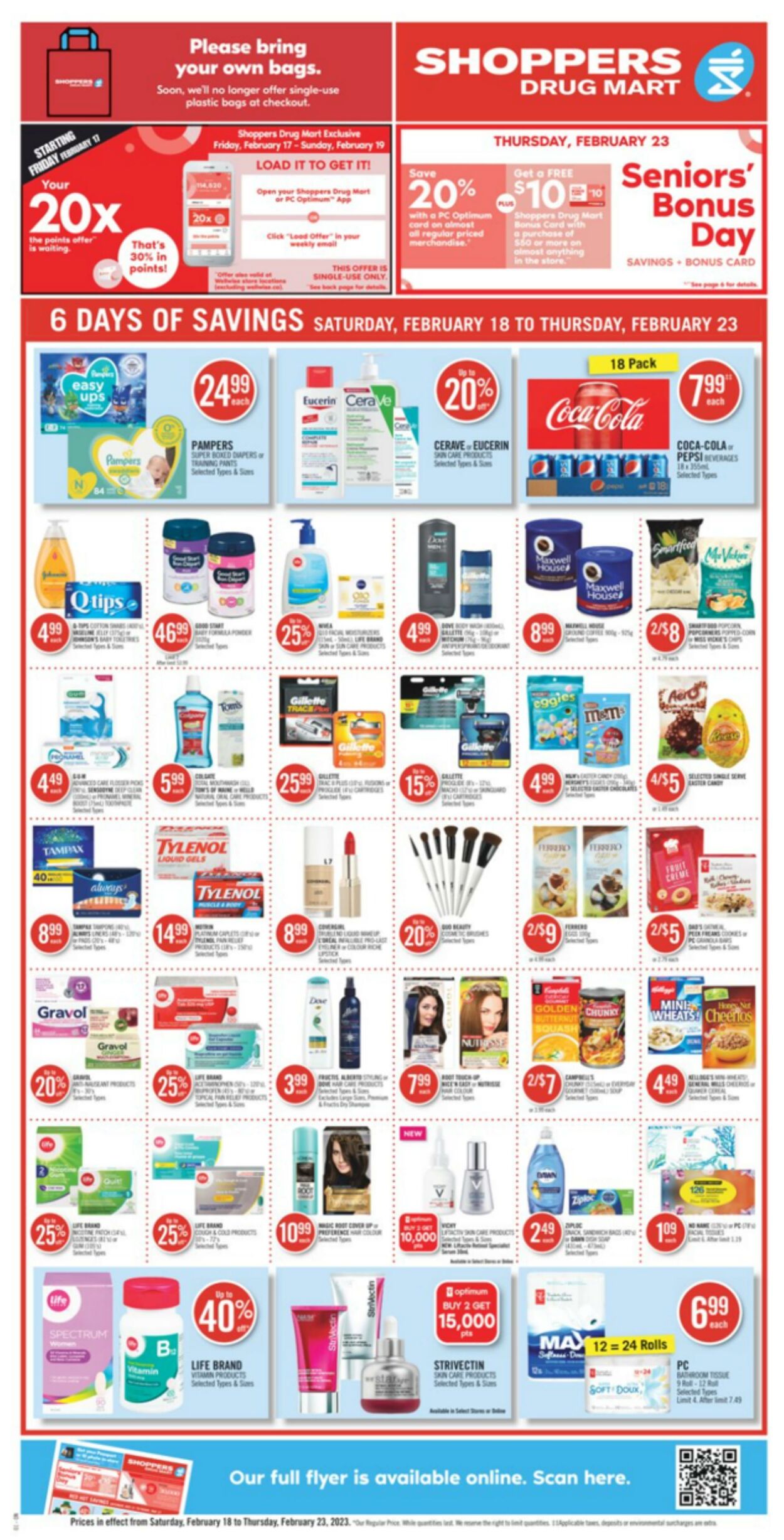 Circulaire Shoppers Drug Mart 18.02.2023 - 23.02.2023