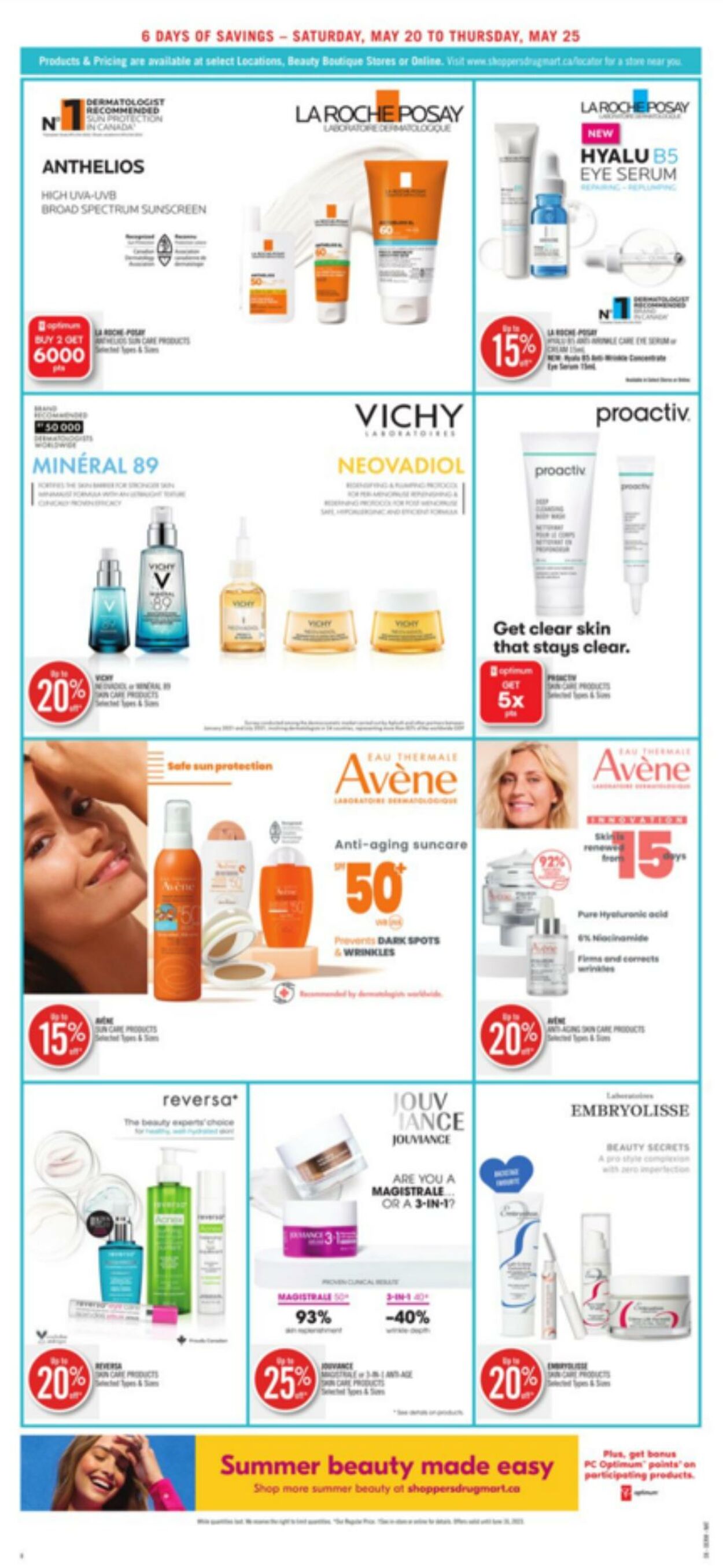 Circulaire Shoppers Drug Mart 20.05.2023 - 25.05.2023