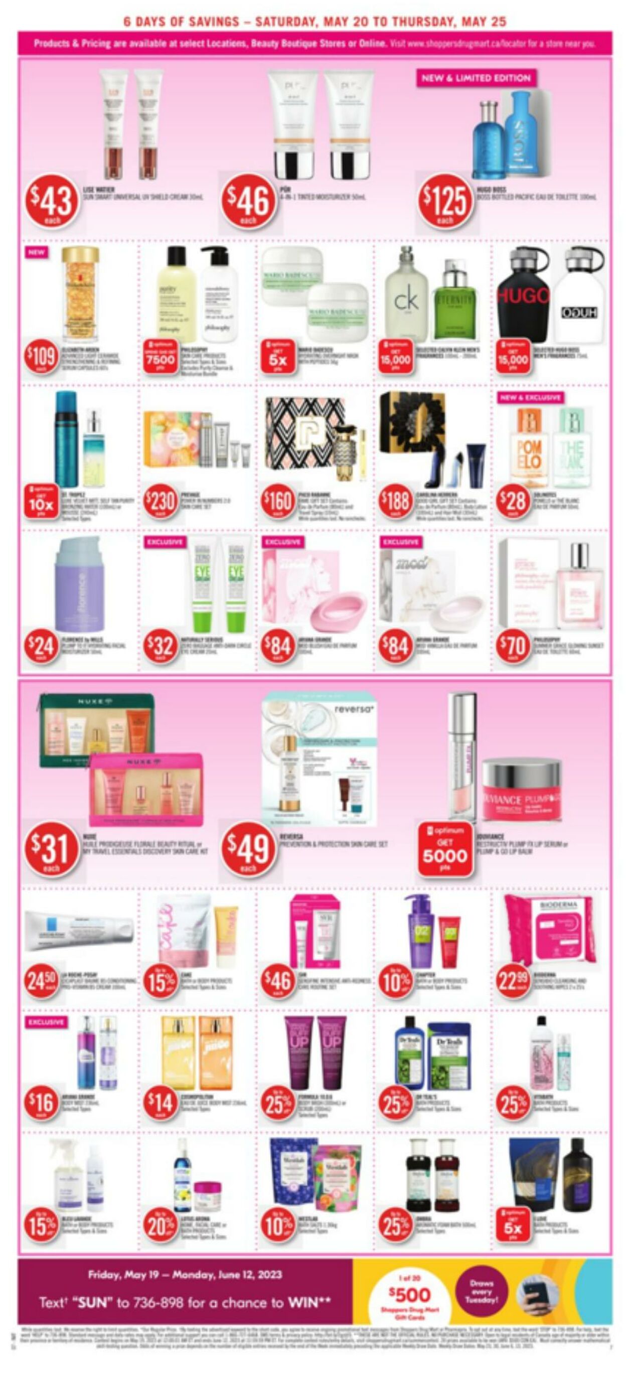 Circulaire Shoppers Drug Mart 20.05.2023 - 25.05.2023