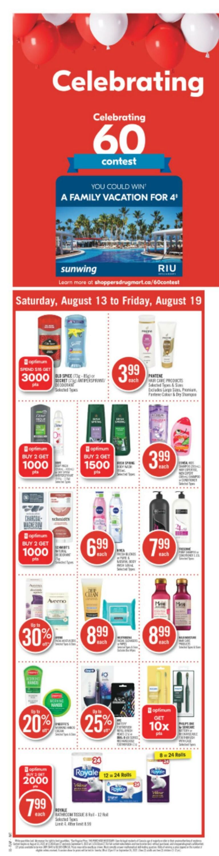 Circulaire Shoppers Drug Mart 13.08.2022 - 19.08.2022