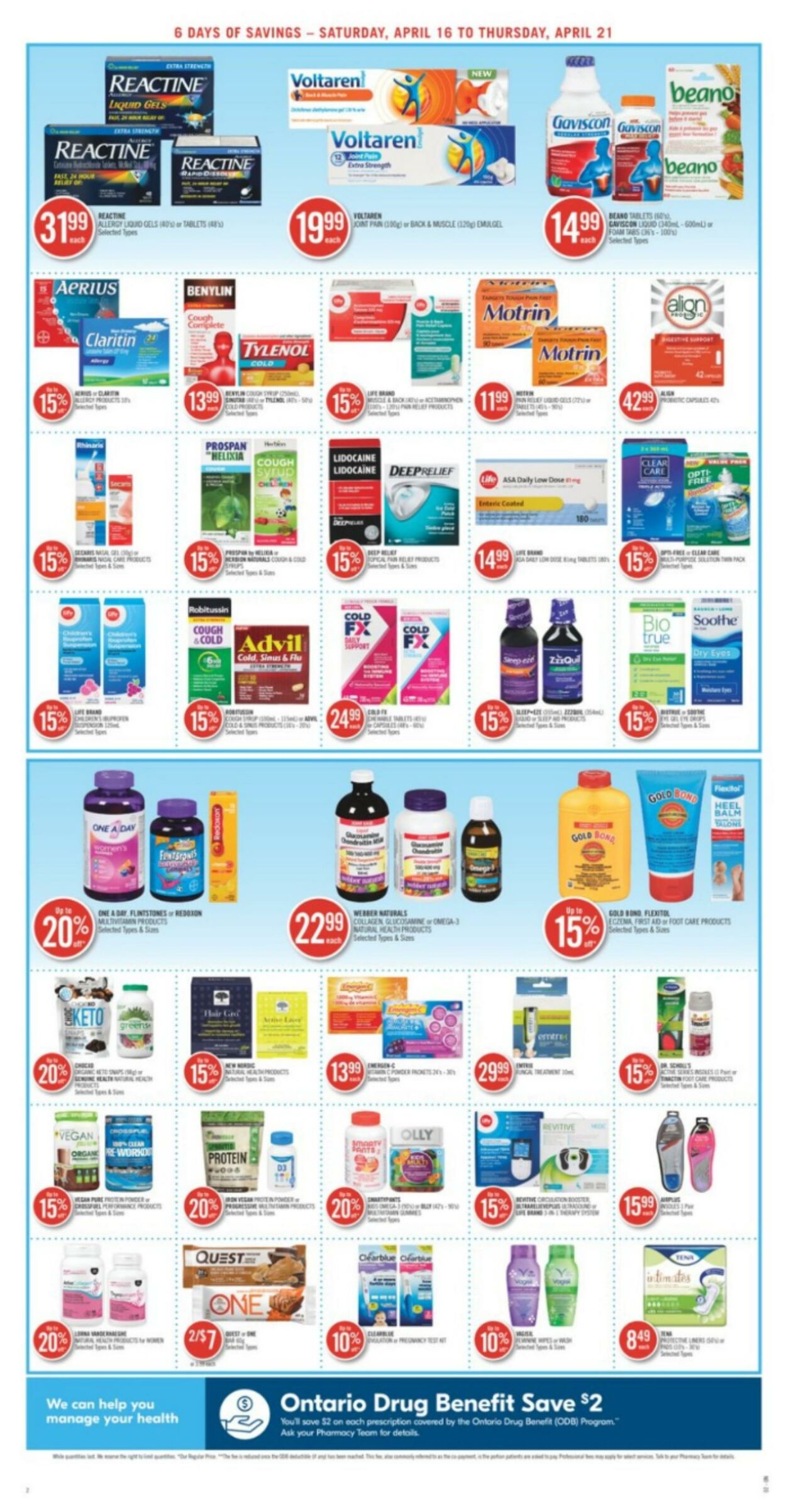 Circulaire Shoppers Drug Mart 15.04.2022 - 21.04.2022