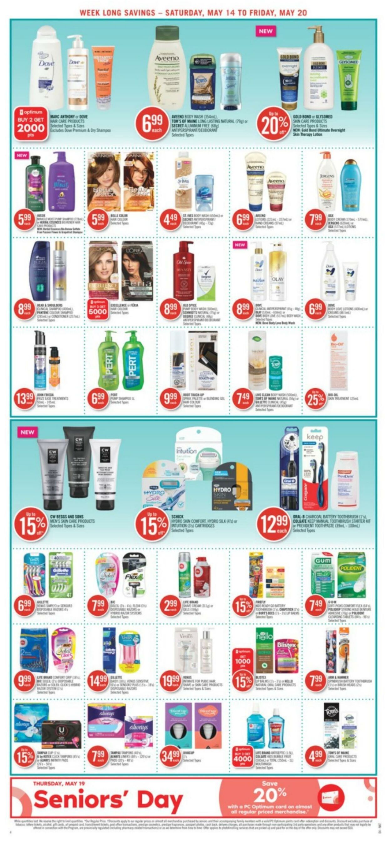 Circulaire Shoppers Drug Mart 14.05.2022 - 20.05.2022