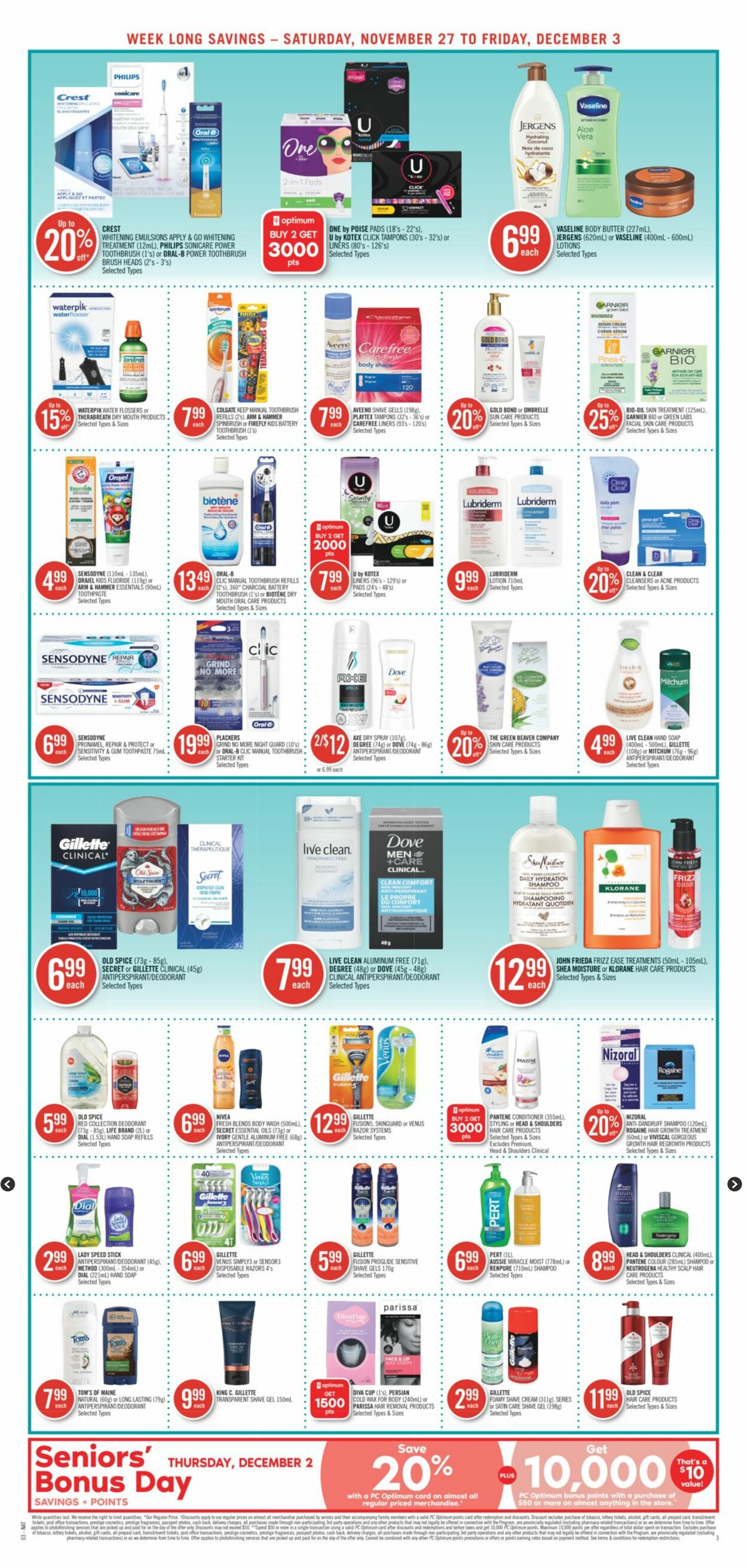 Circulaire Shoppers Drug Mart 26.11.2021 - 03.12.2021