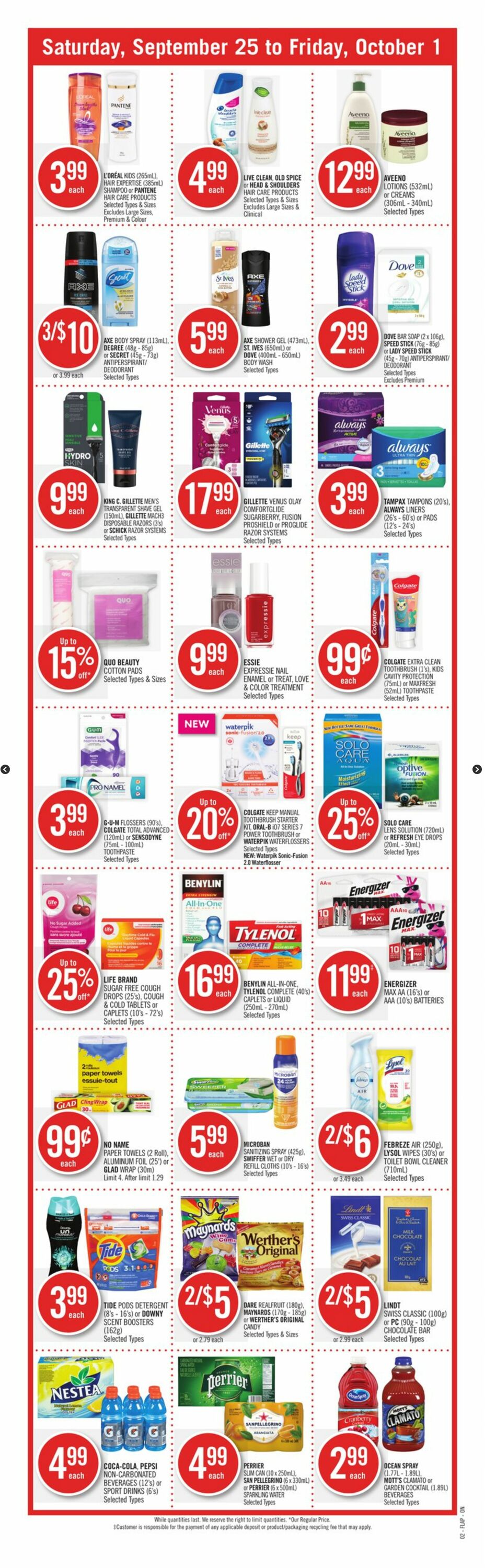 Circulaire Shoppers Drug Mart 25.09.2021 - 01.10.2021