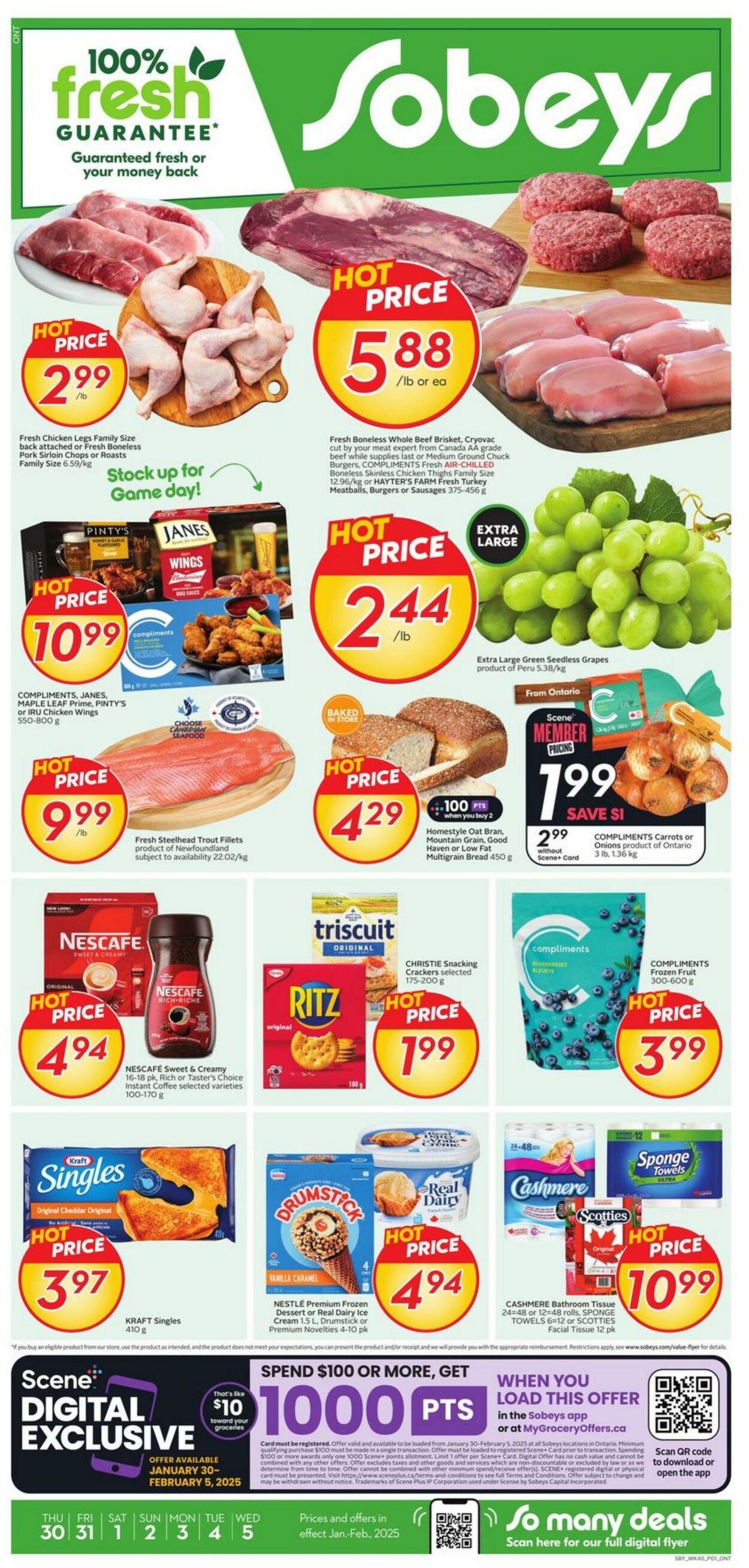 Circulaire Sobeys 30.01.2025 - 05.02.2025