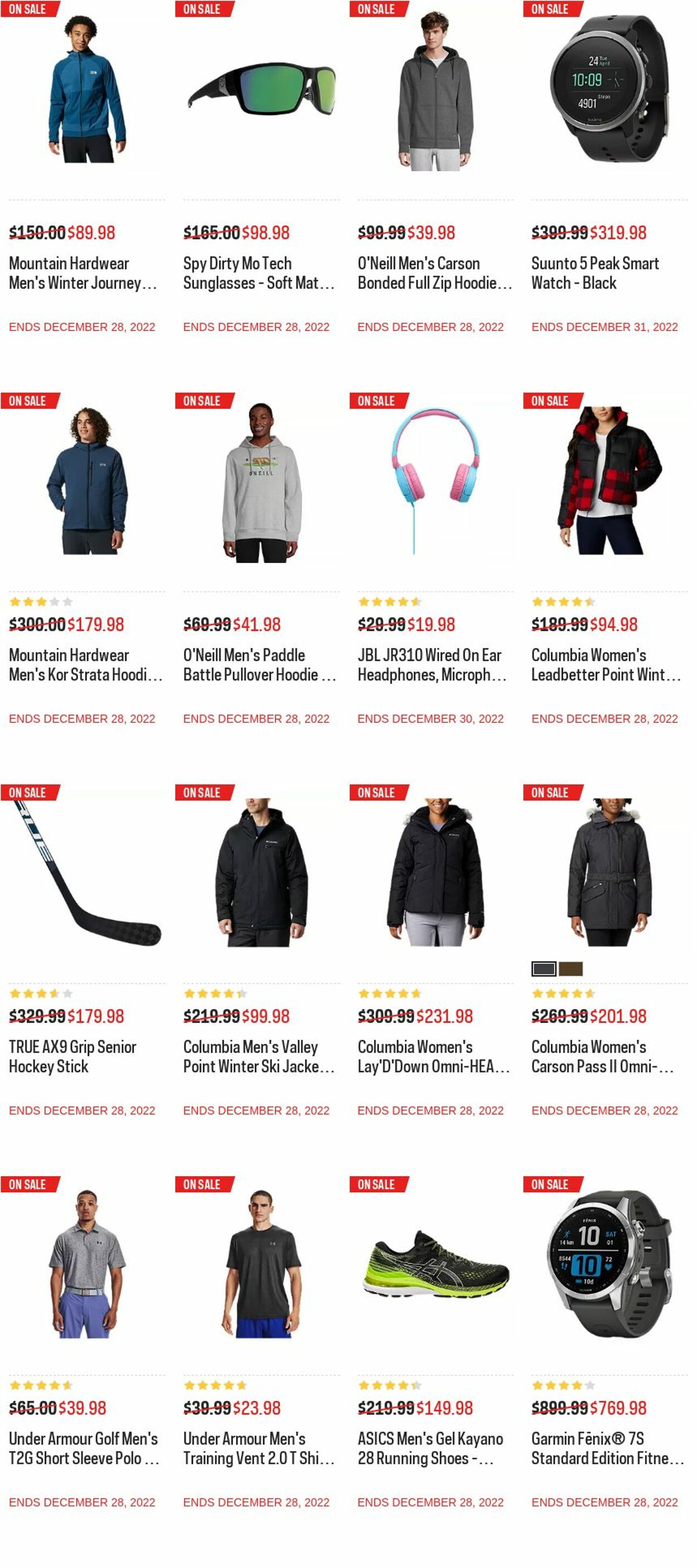 Circulaire Sport Chek 26.12.2022 - 04.01.2023