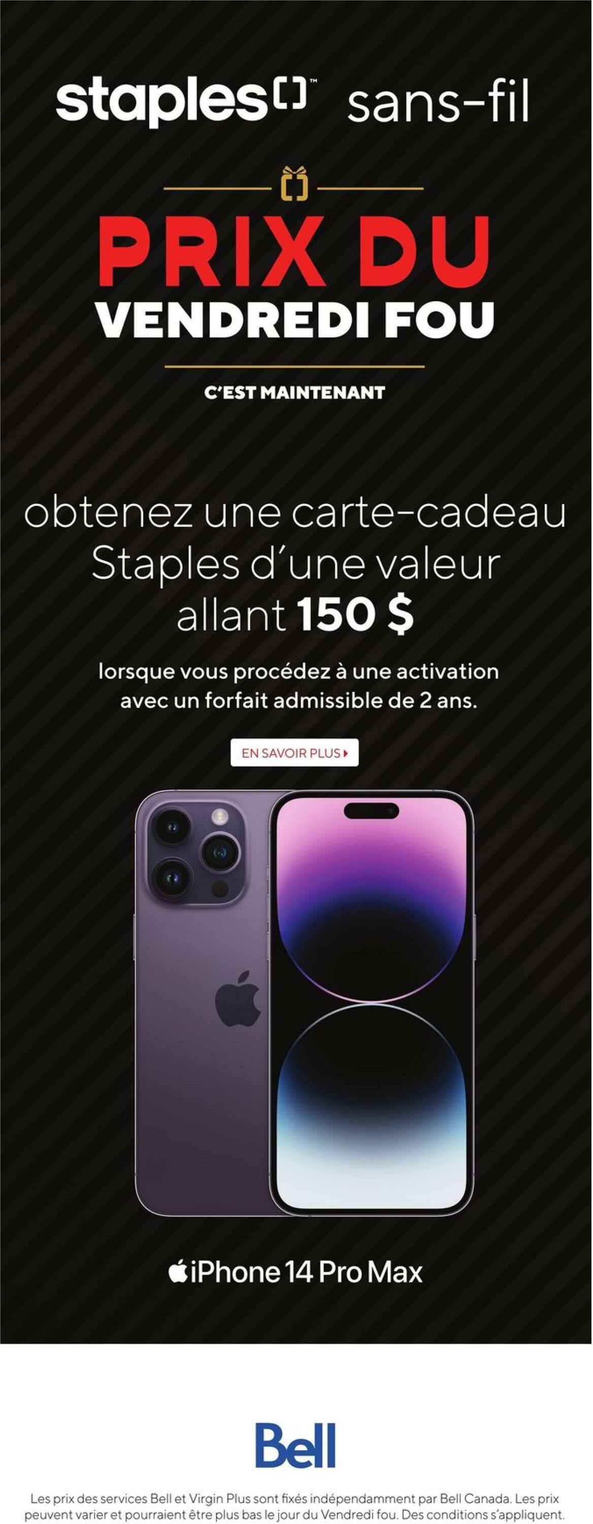 Circulaire Staples 15.11.2023 - 23.11.2023