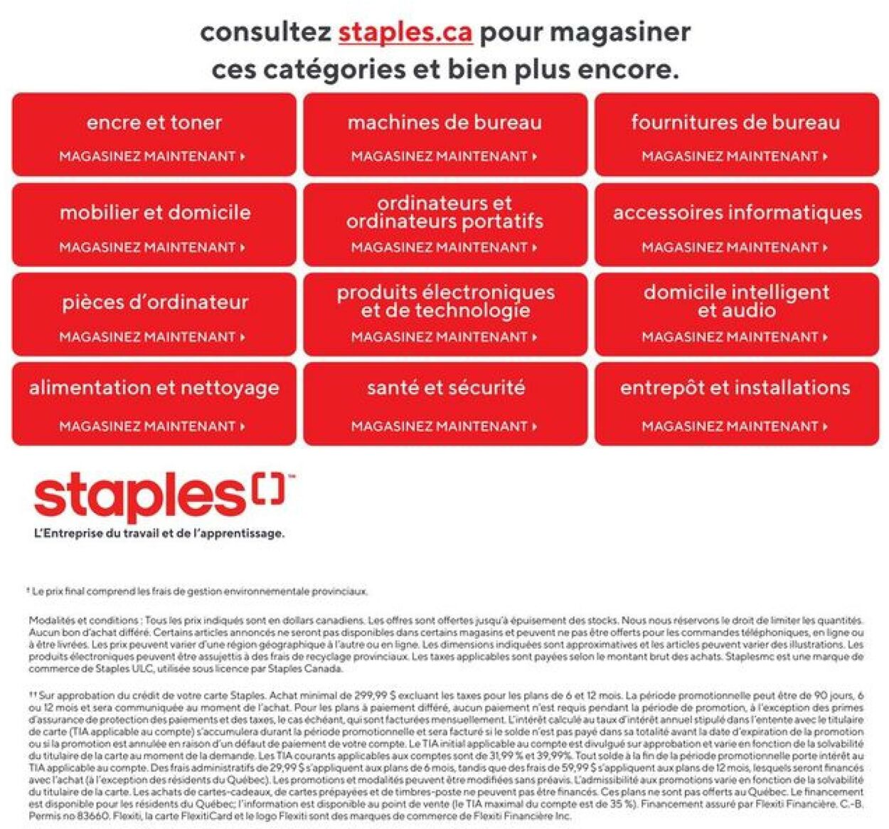 Circulaire Staples 11.01.2023 - 17.01.2023