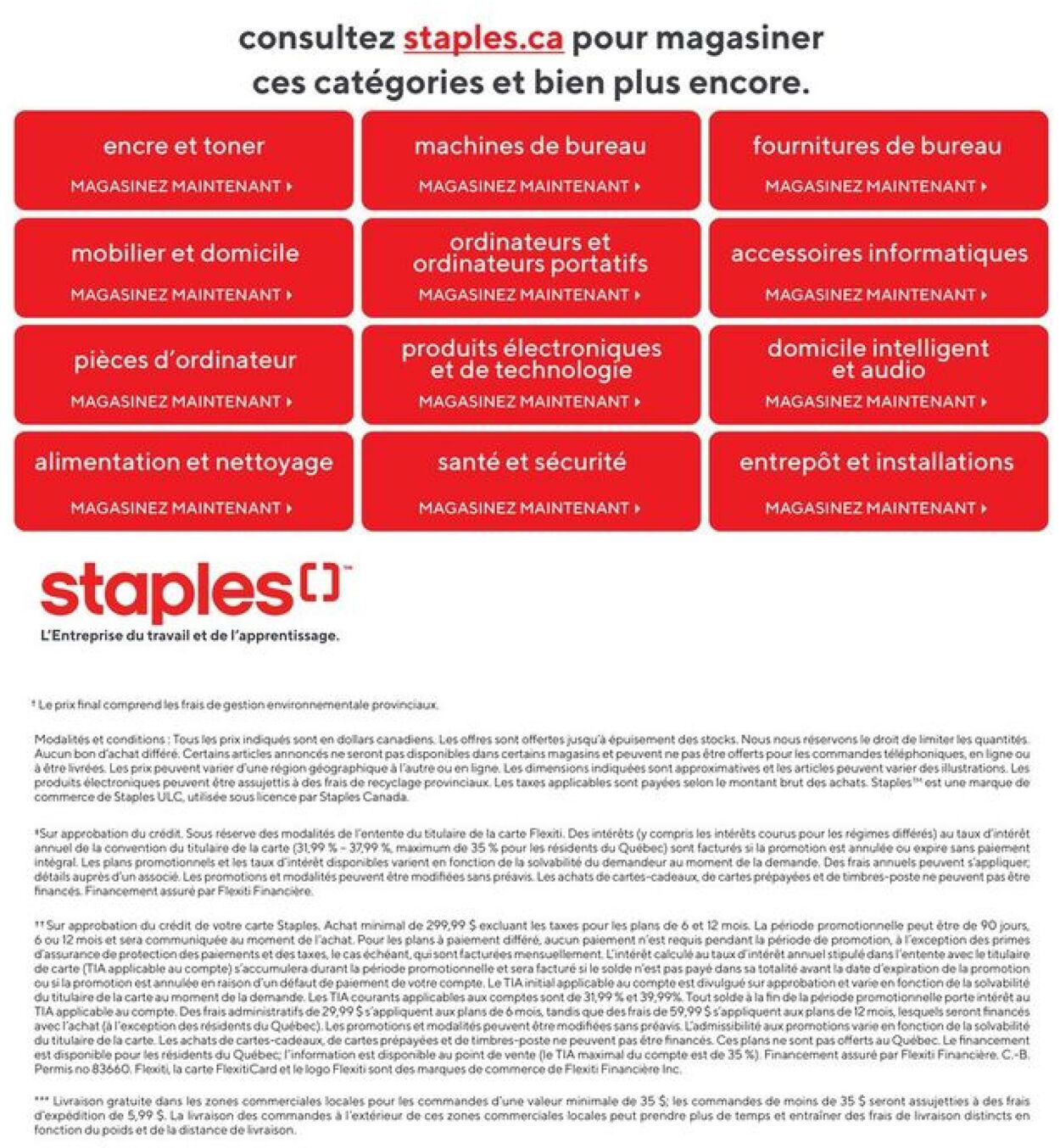Circulaire Staples 31.05.2023 - 06.06.2023