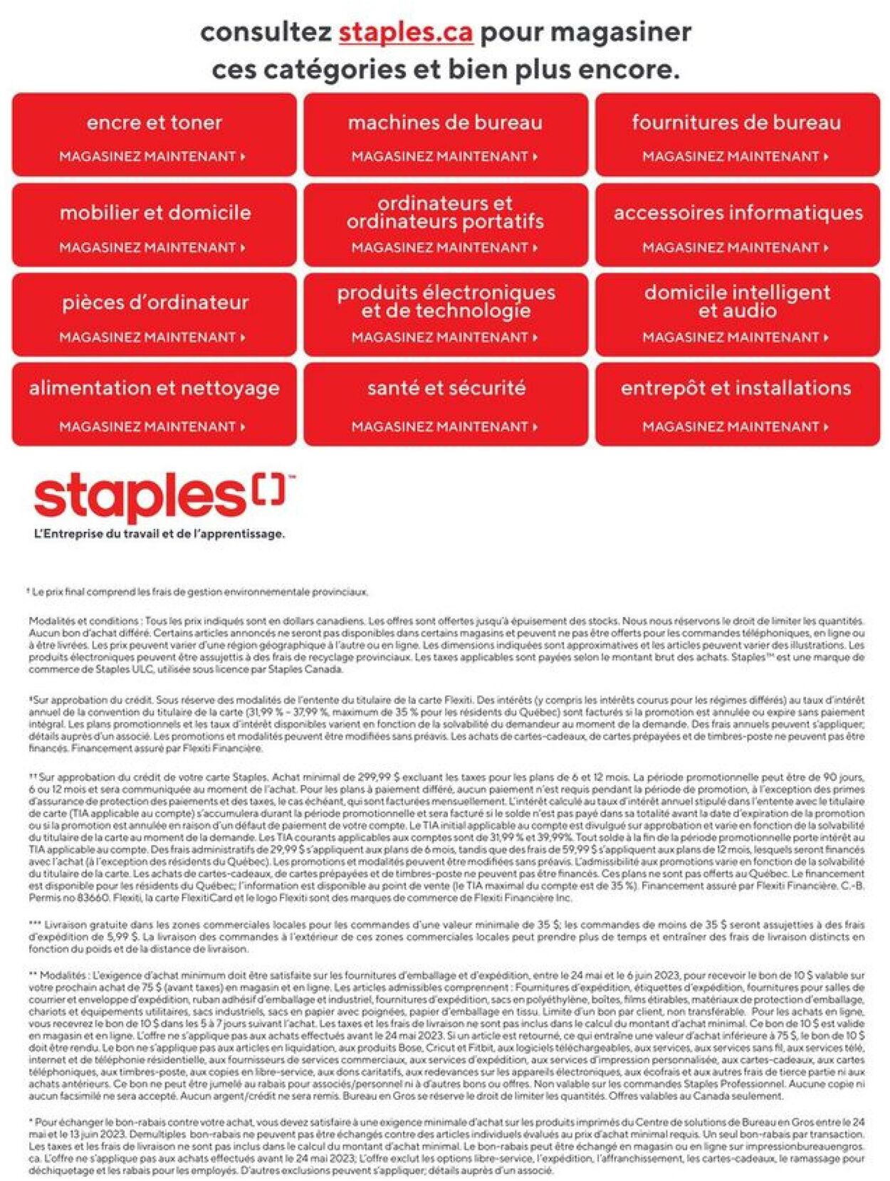 Circulaire Staples 24.05.2023 - 30.05.2023