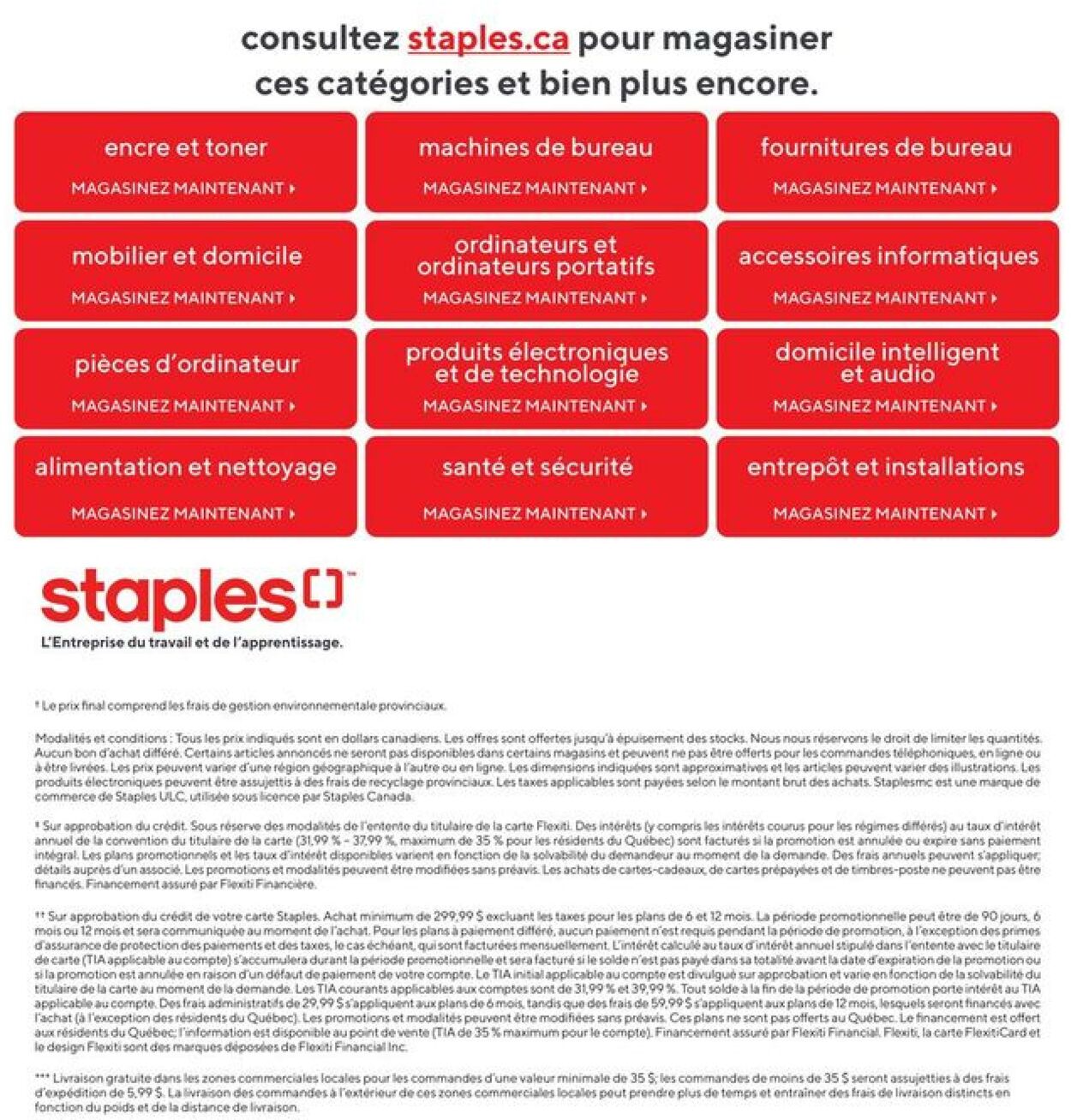 Circulaire Staples 14.09.2022 - 20.09.2022