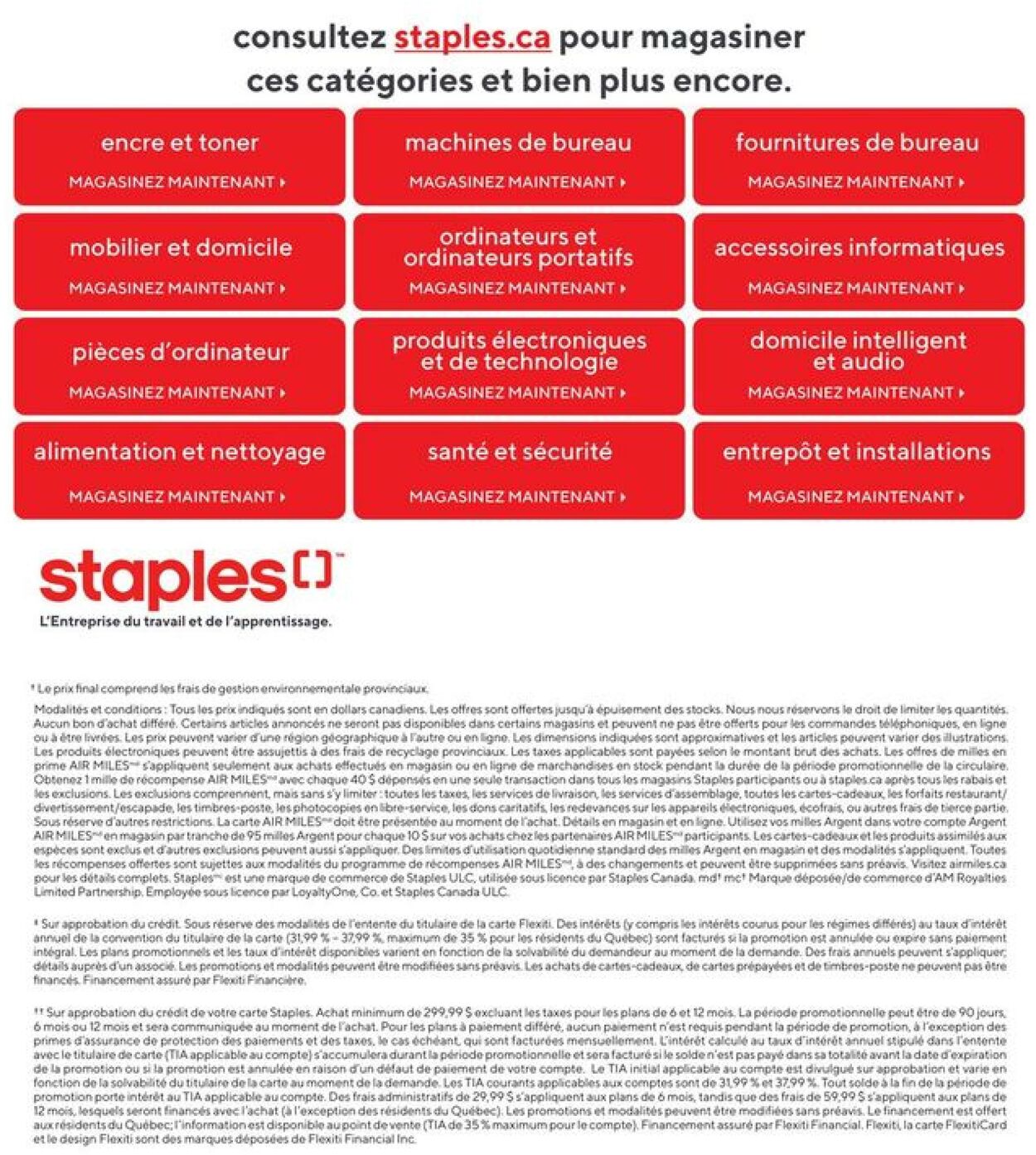 Circulaire Staples 26.01.2022 - 01.02.2022